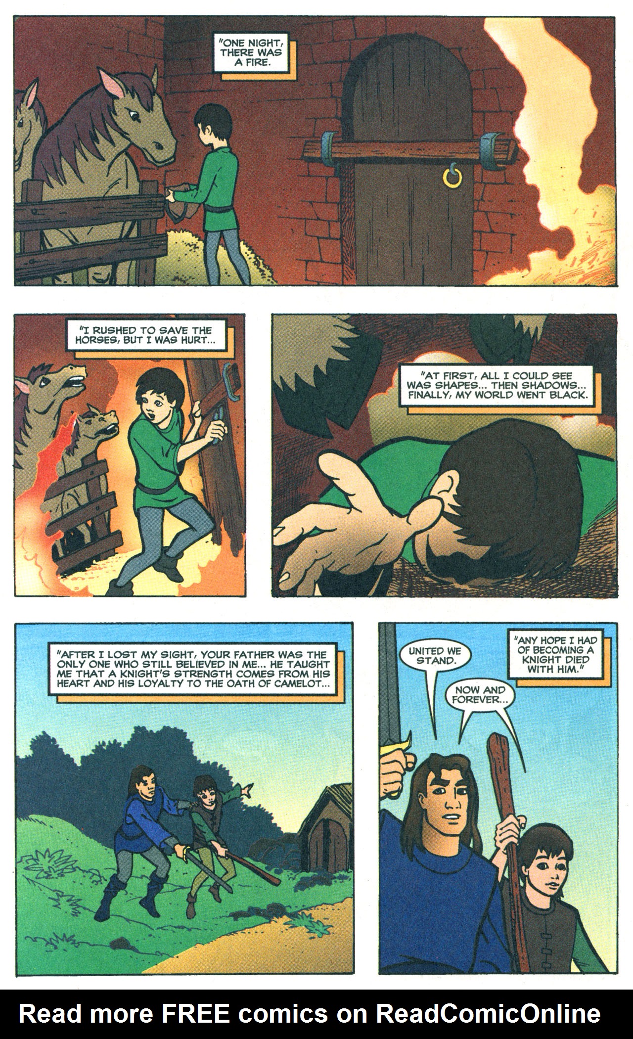 Read online Quest For Camelot comic -  Issue # Full - 28