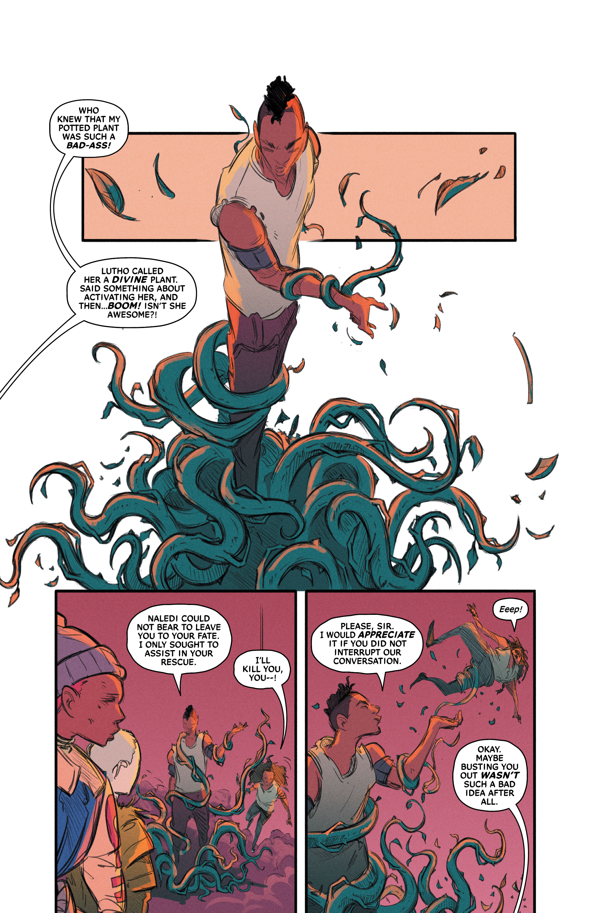 Read online Land of the Living Gods comic -  Issue #5 - 17