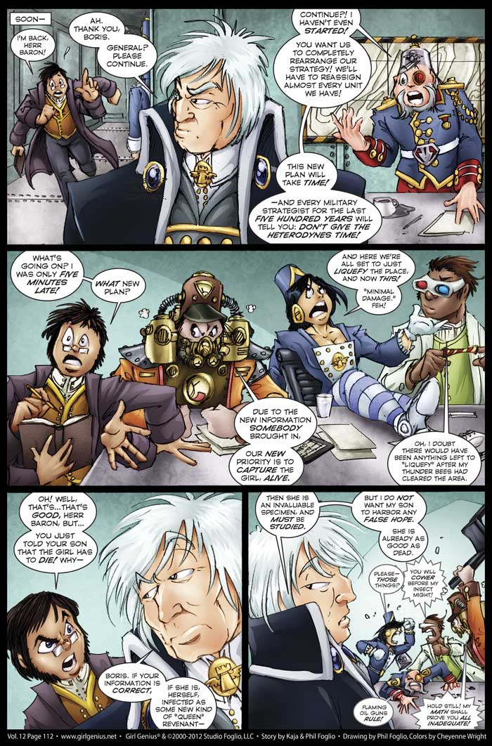 Read online Girl Genius (2002) comic -  Issue #12 - 113