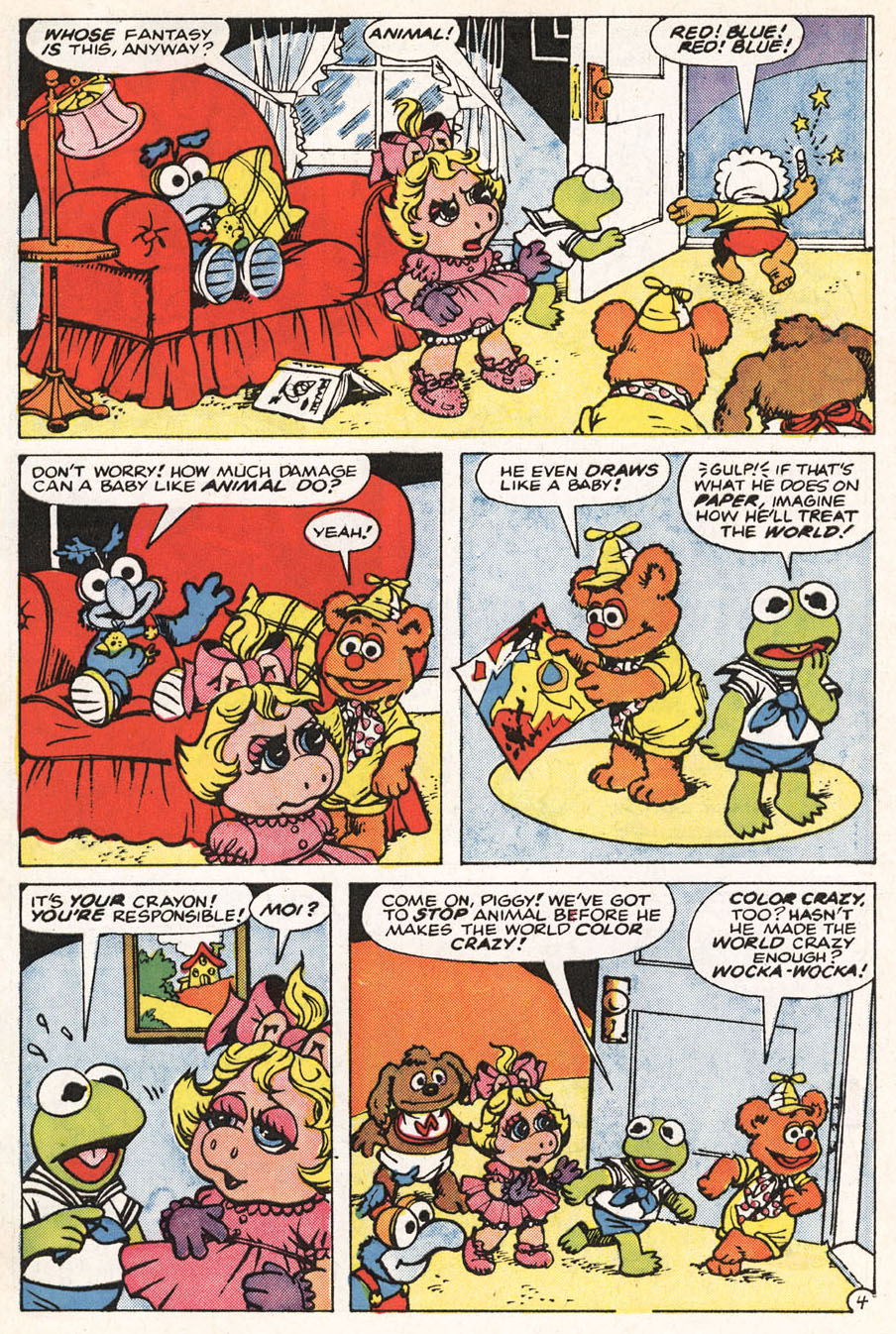 Read online Muppet Babies comic -  Issue #12 - 6