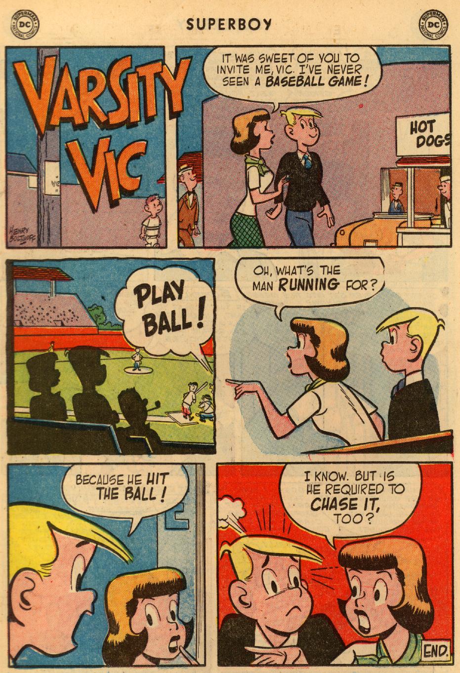 Read online Superboy (1949) comic -  Issue #36 - 23