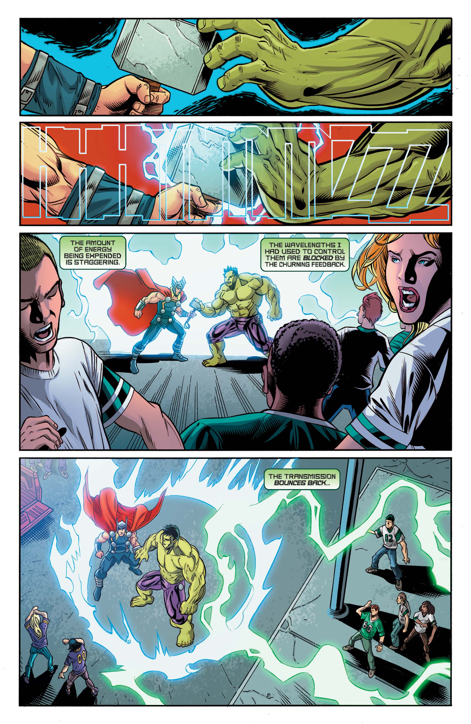 Read online The Incredible Hulk vs. The Mighty Thor: New York Jets Exclusive comic -  Issue # Full - 15