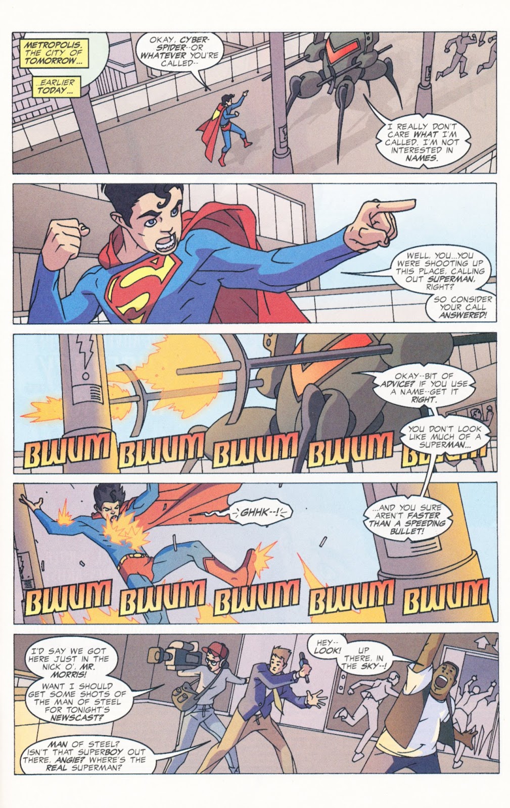 <{ $series->title }} issue Superman Jr. and Superboy Sr - Page 3