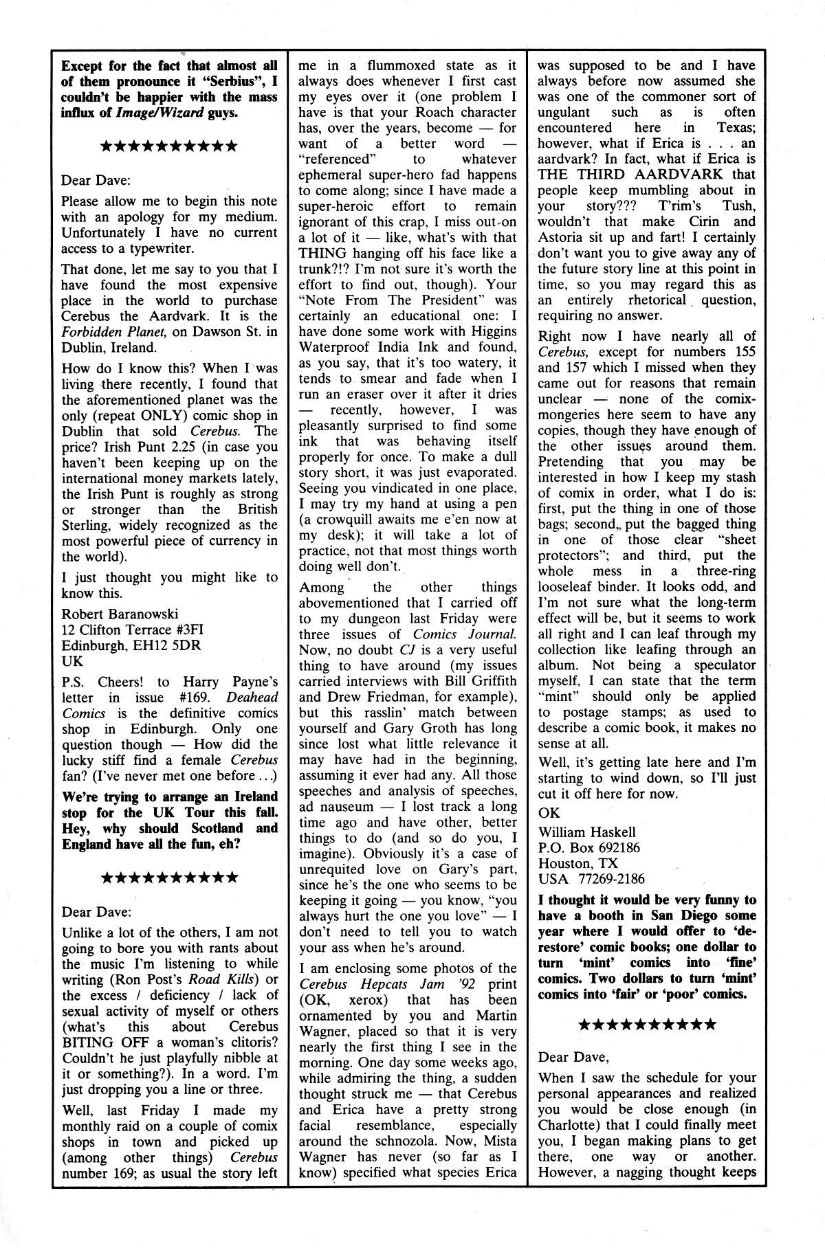Read online Cerebus comic -  Issue #172 - 27