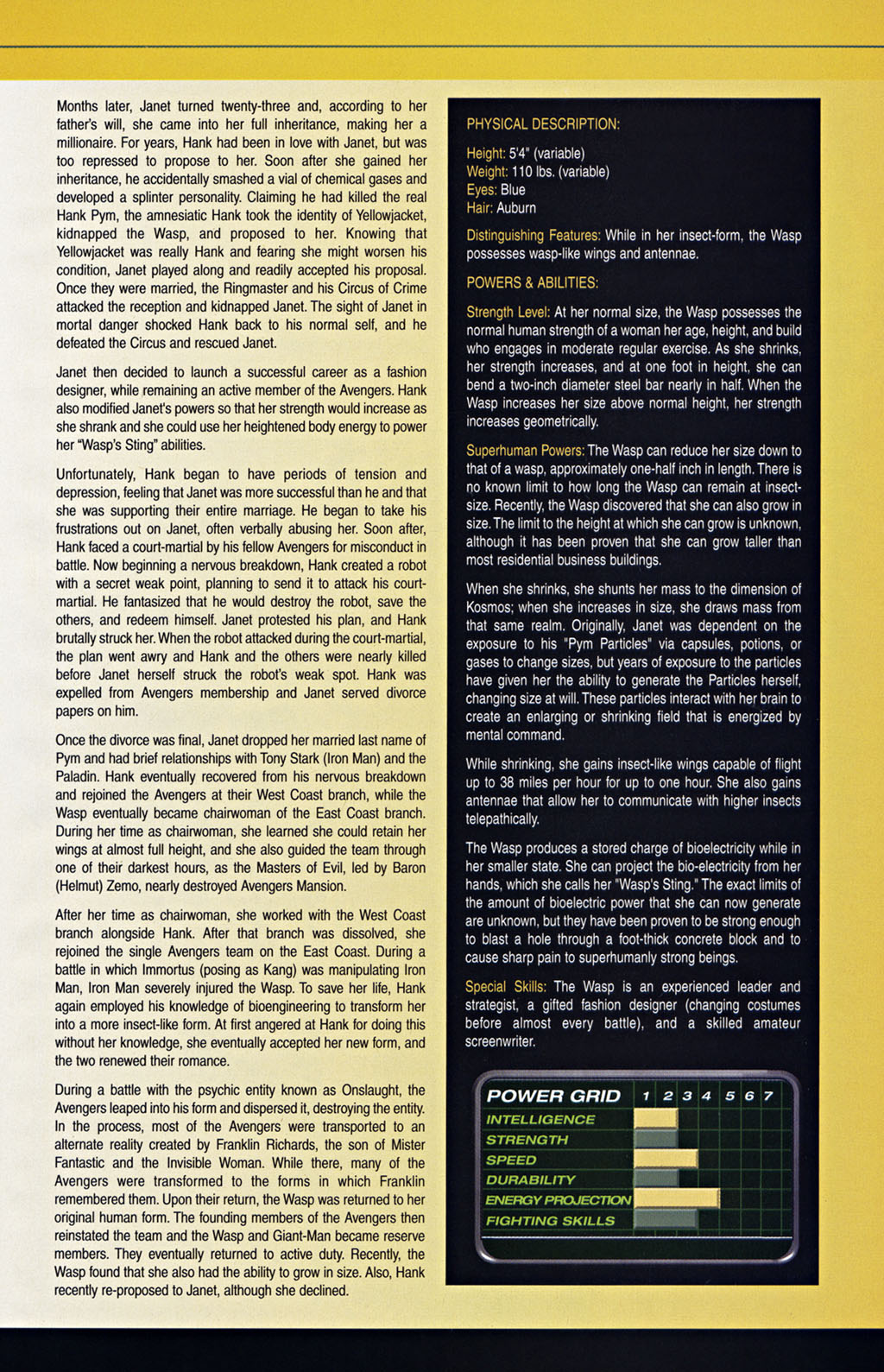 Read online The Official Handbook of the Marvel Universe: The Avengers comic -  Issue # Full - 40