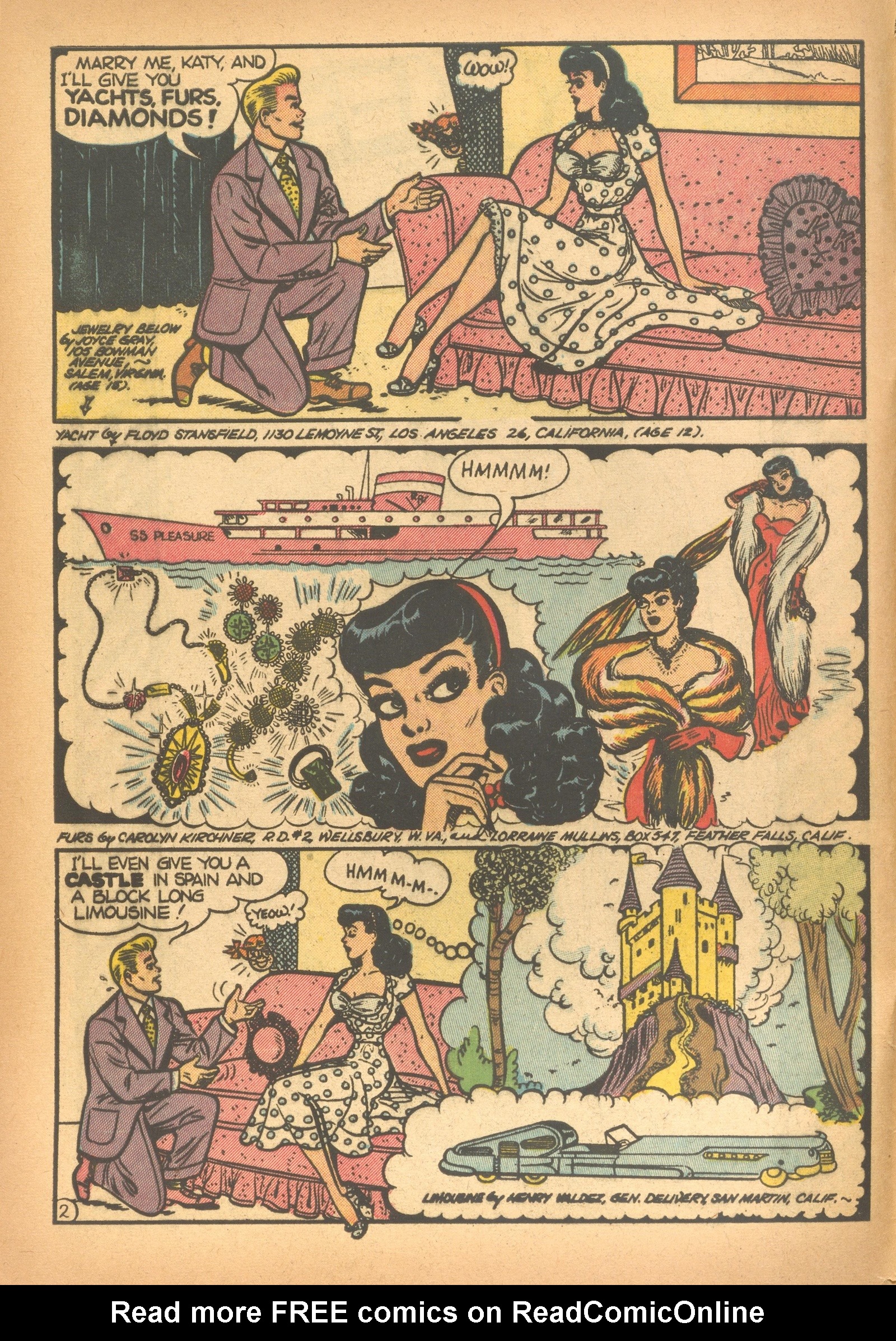 Read online Katy Keene (1949) comic -  Issue #15 - 4
