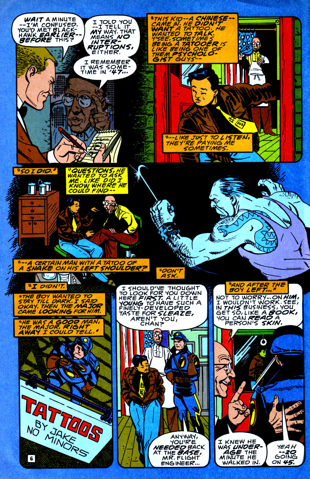 Blackhawk (1989) Issue #9 #10 - English 7