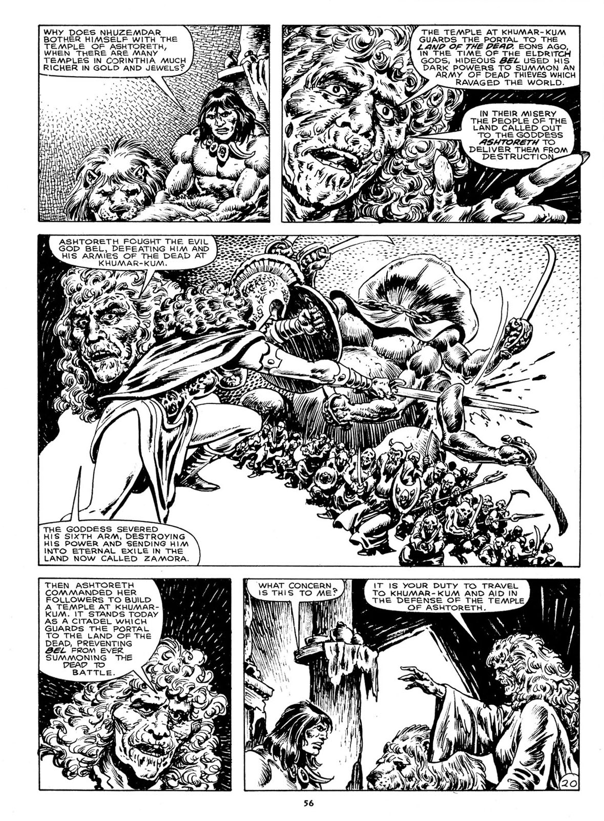 Read online The Savage Sword Of Conan comic -  Issue #211 - 54