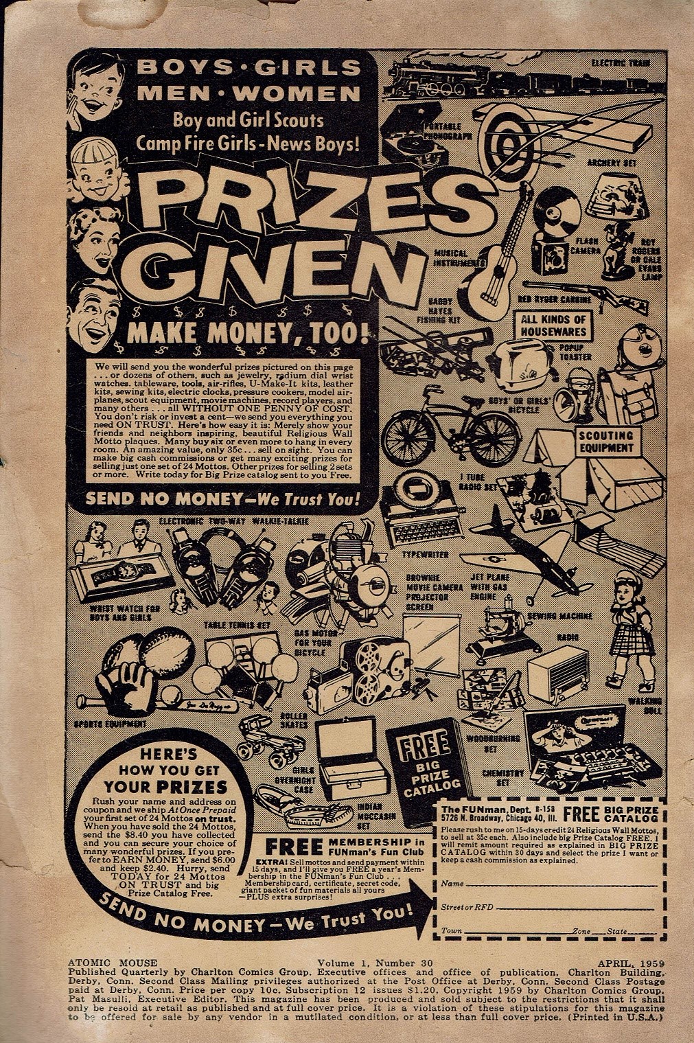 Read online Atomic Mouse comic -  Issue #30 - 2