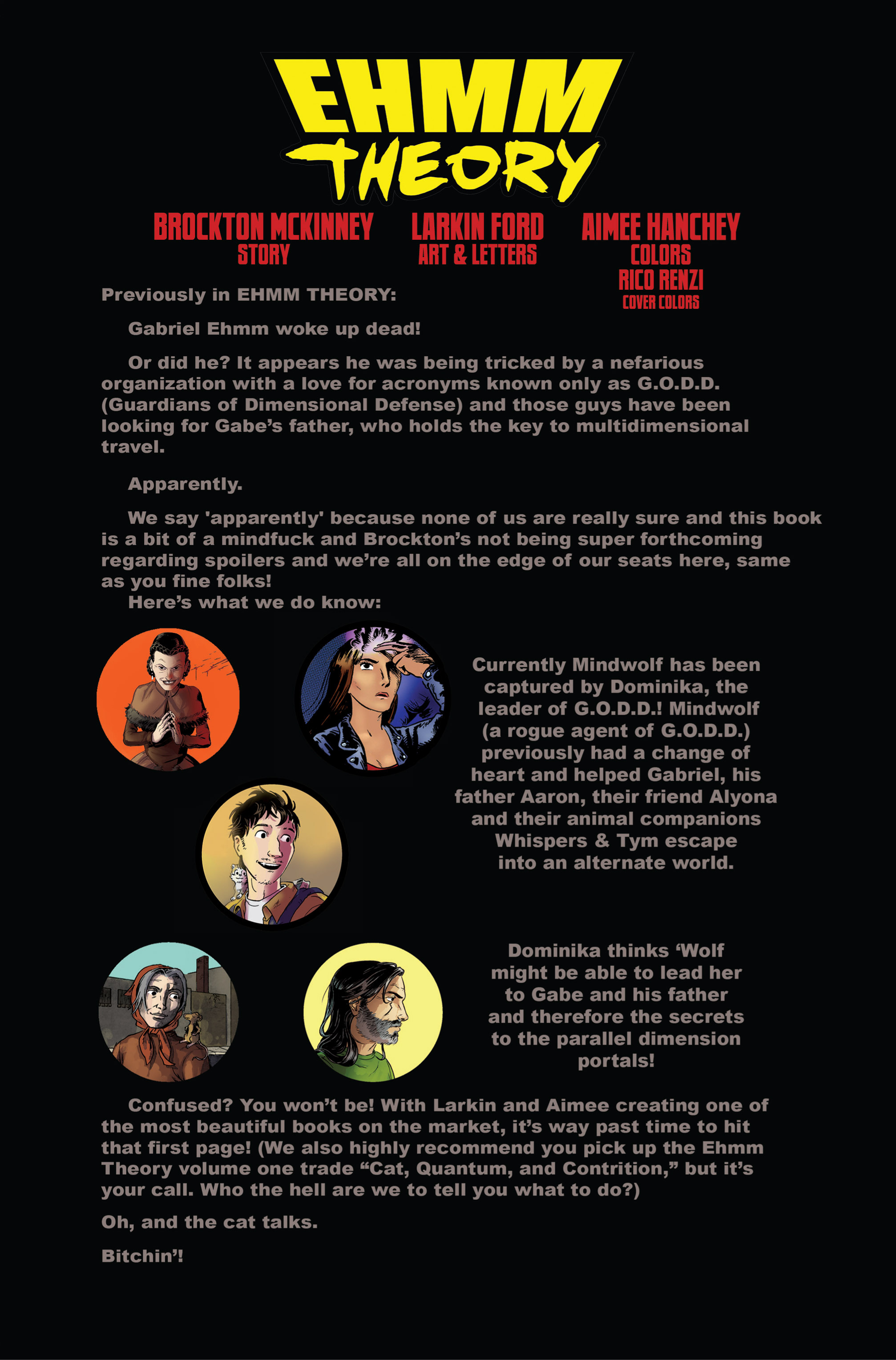 Read online Ehmm Theory: Everything & Small Doses comic -  Issue #1 - 2