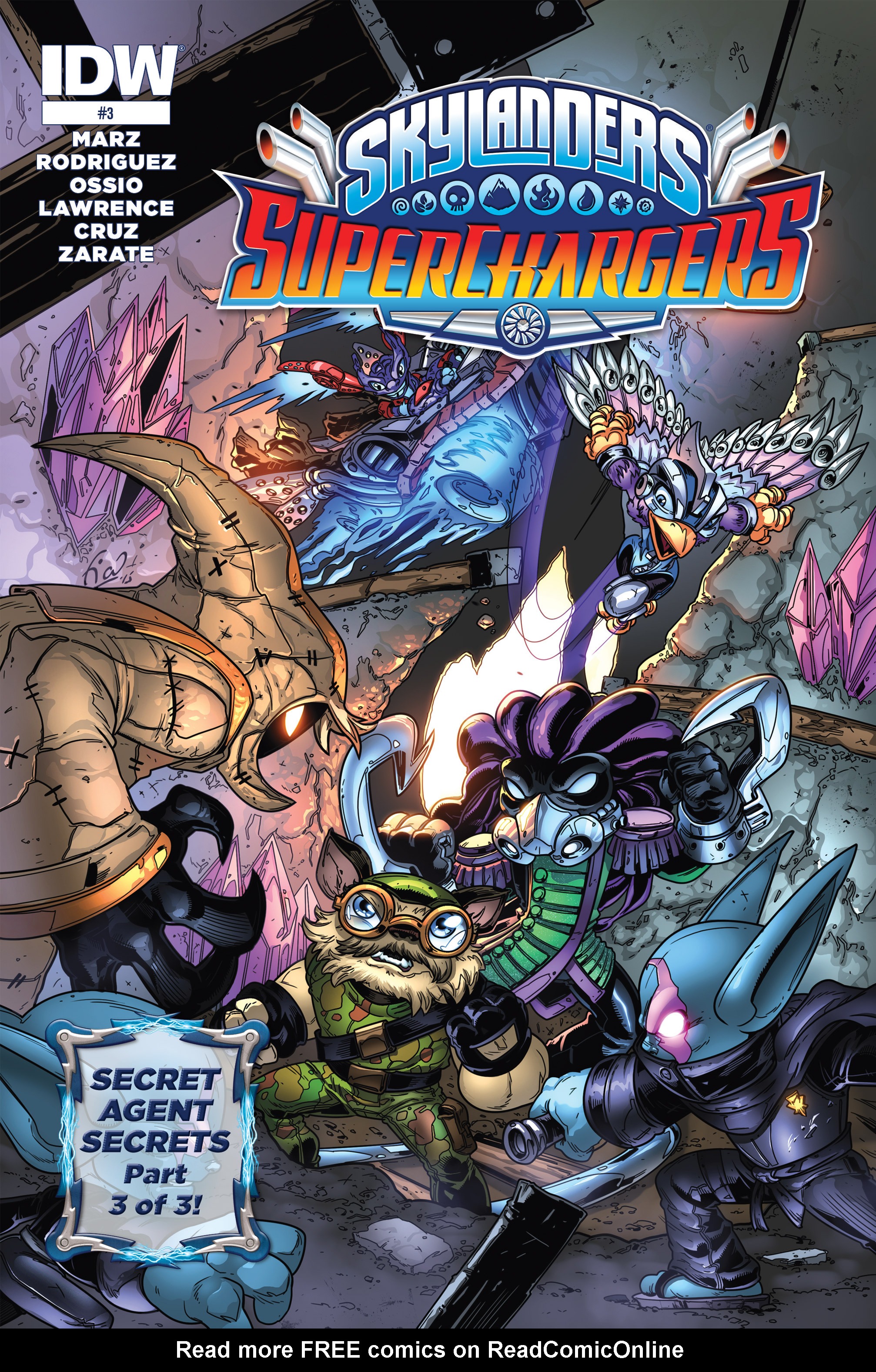 Read online Skylanders Superchargers comic -  Issue #3 - 1
