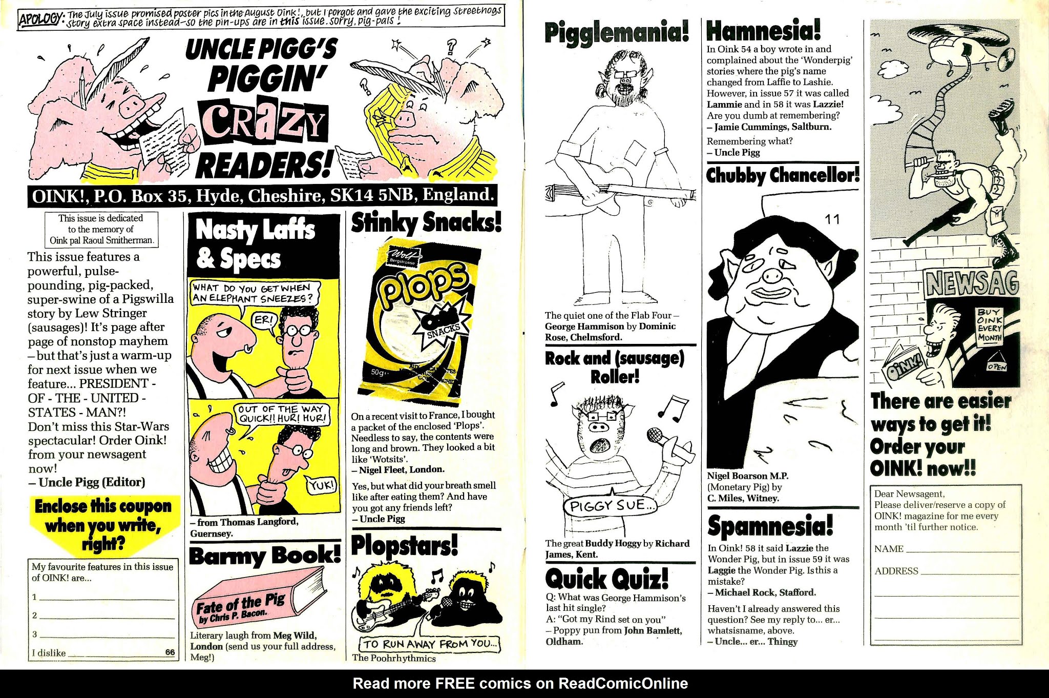 Read online Oink! comic -  Issue #66 - 5