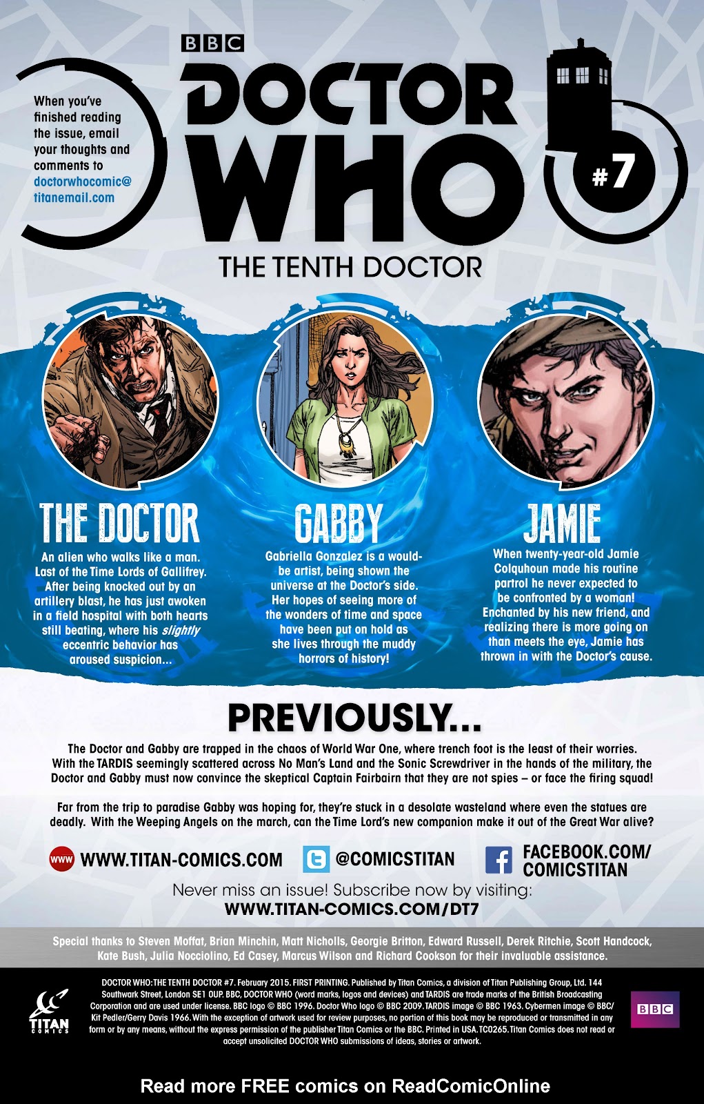 Doctor Who: The Tenth Doctor issue 7 - Page 3