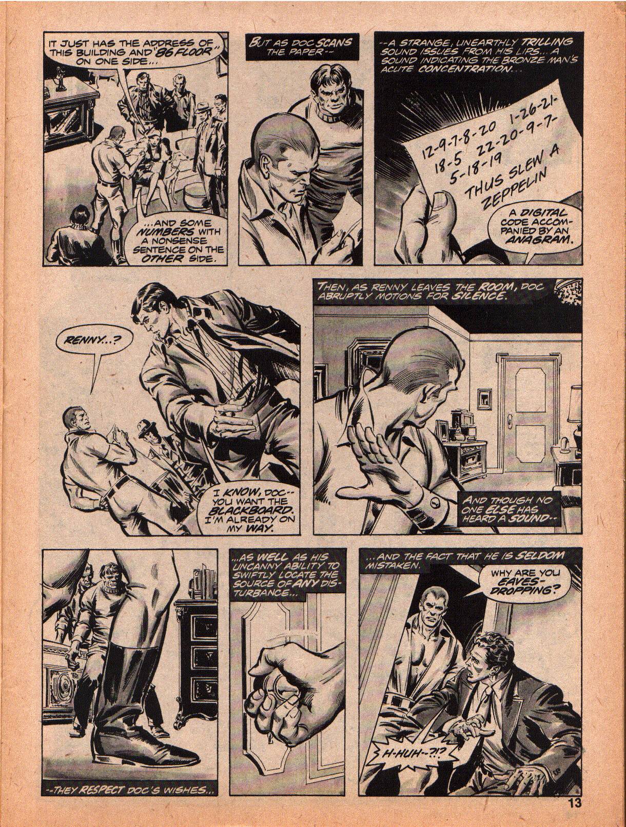 Read online Doc Savage (1975) comic -  Issue #1 - 13