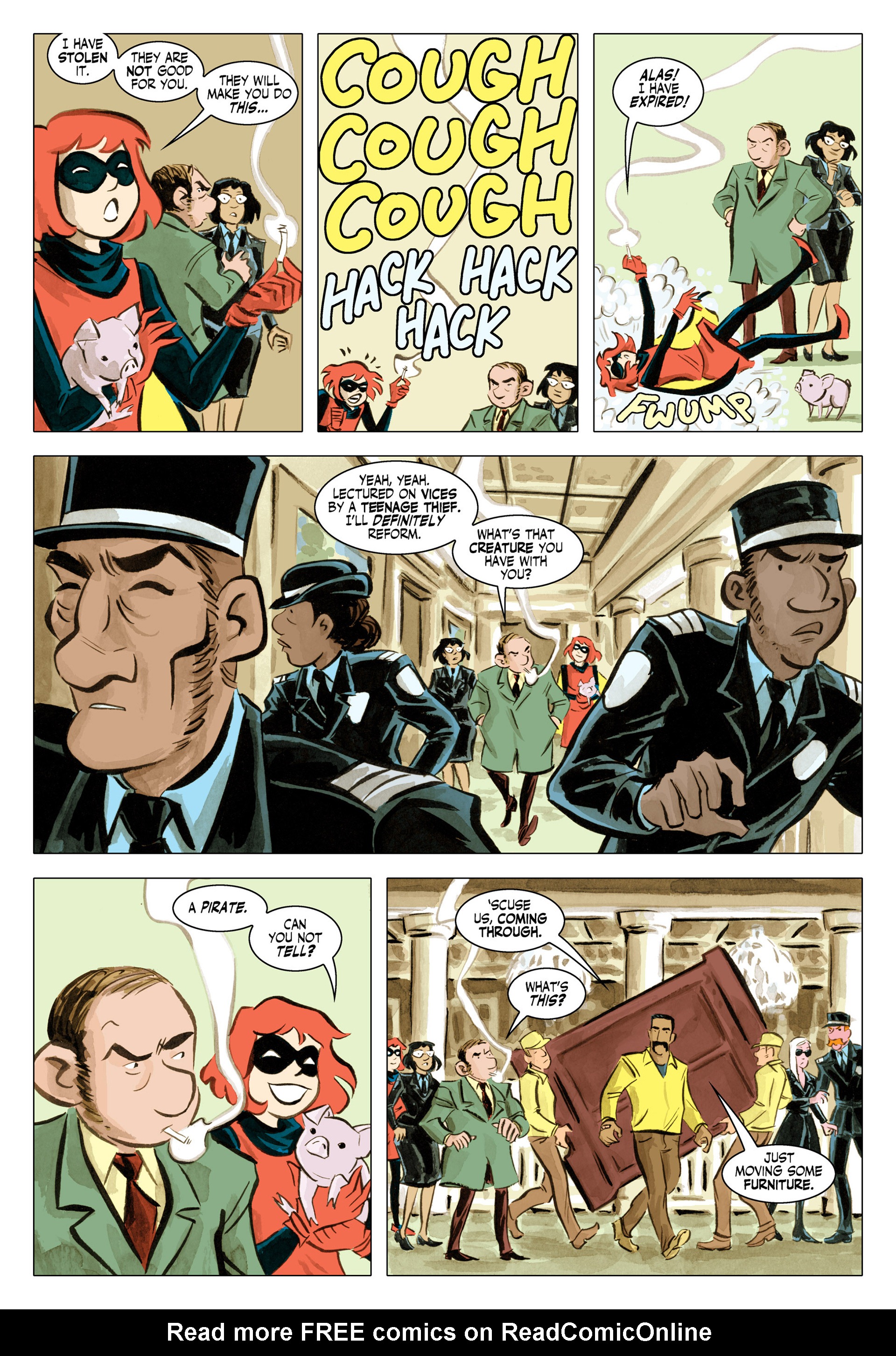 Read online Bandette (2012) comic -  Issue #8 - 14