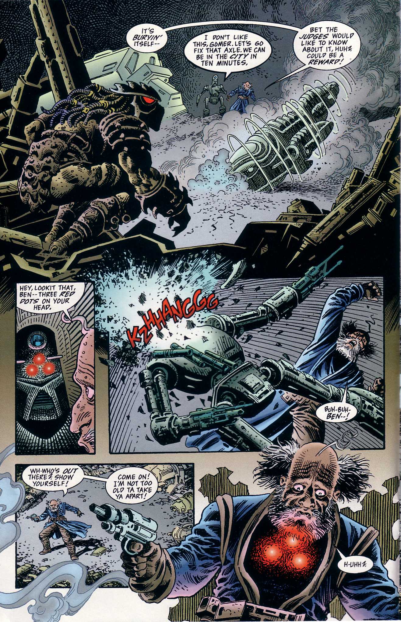 Read online Predator Versus Judge Dredd comic -  Issue #1 - 4