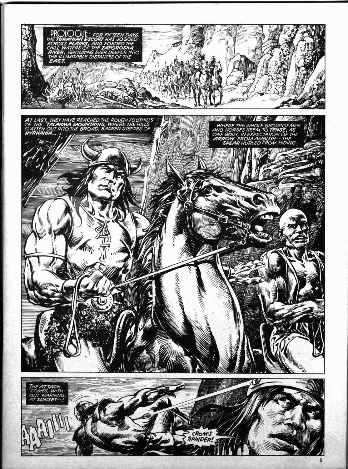 Read online The Savage Sword Of Conan comic -  Issue #59 - 5