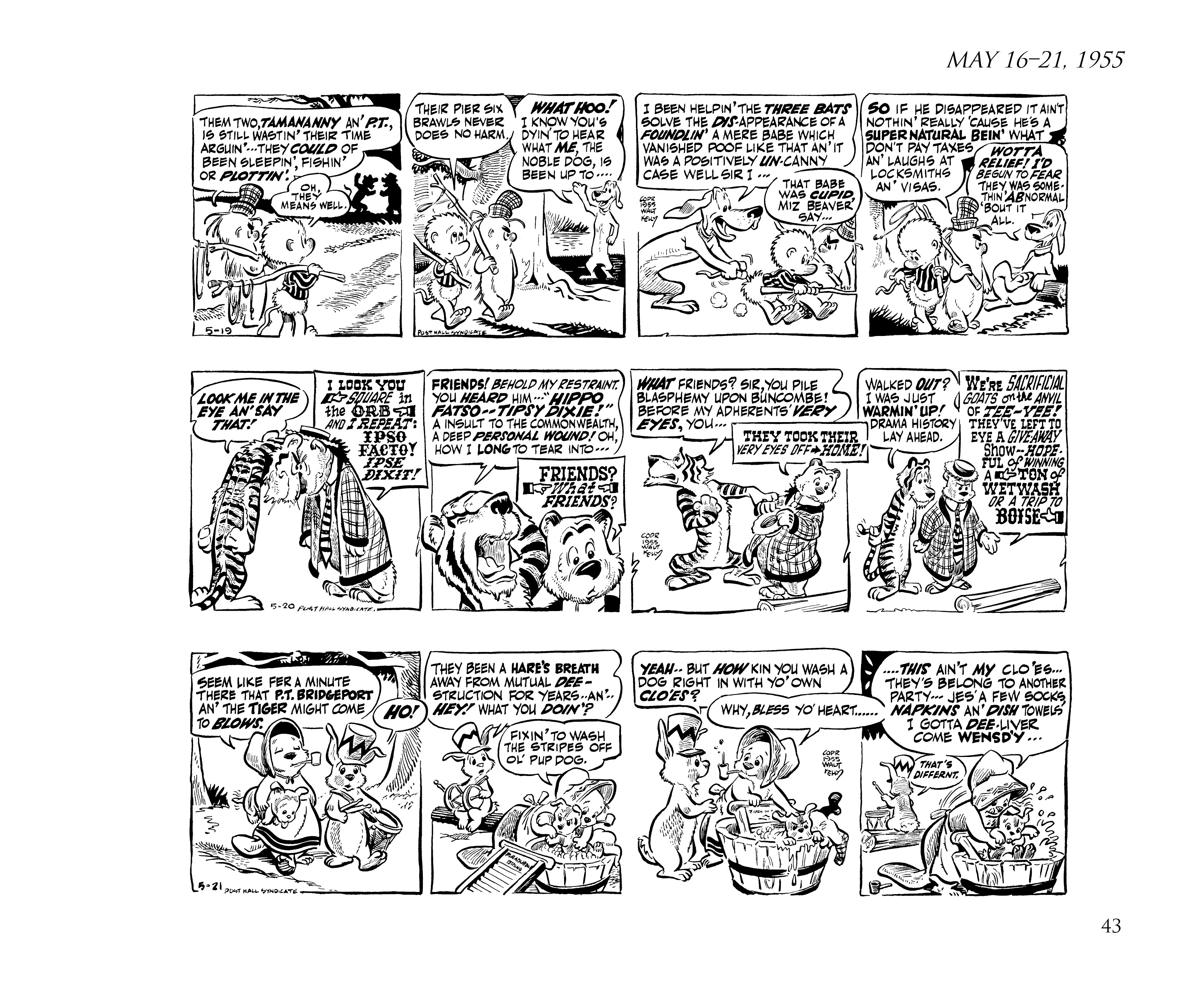 Read online Pogo by Walt Kelly: The Complete Syndicated Comic Strips comic -  Issue # TPB 4 (Part 1) - 55