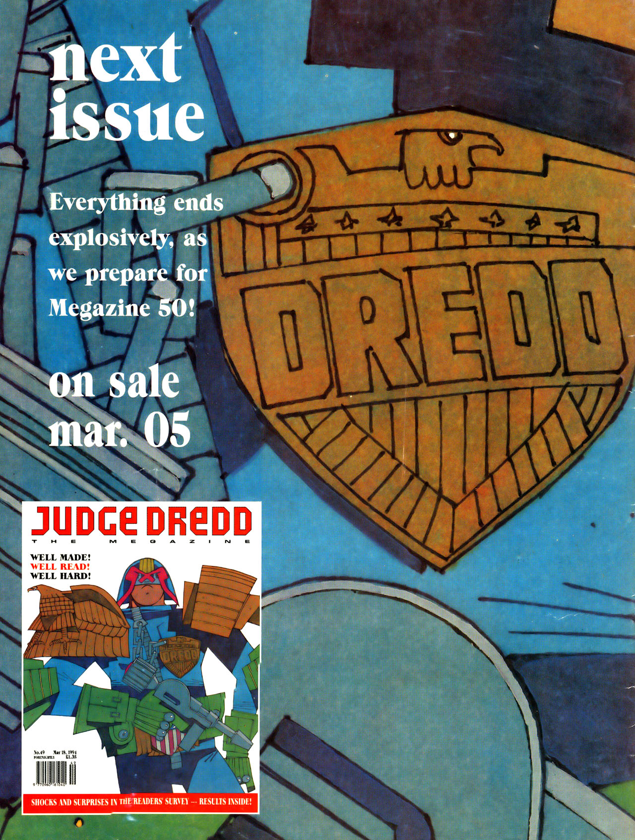 Read online Judge Dredd: The Megazine (vol. 2) comic -  Issue #48 - 44