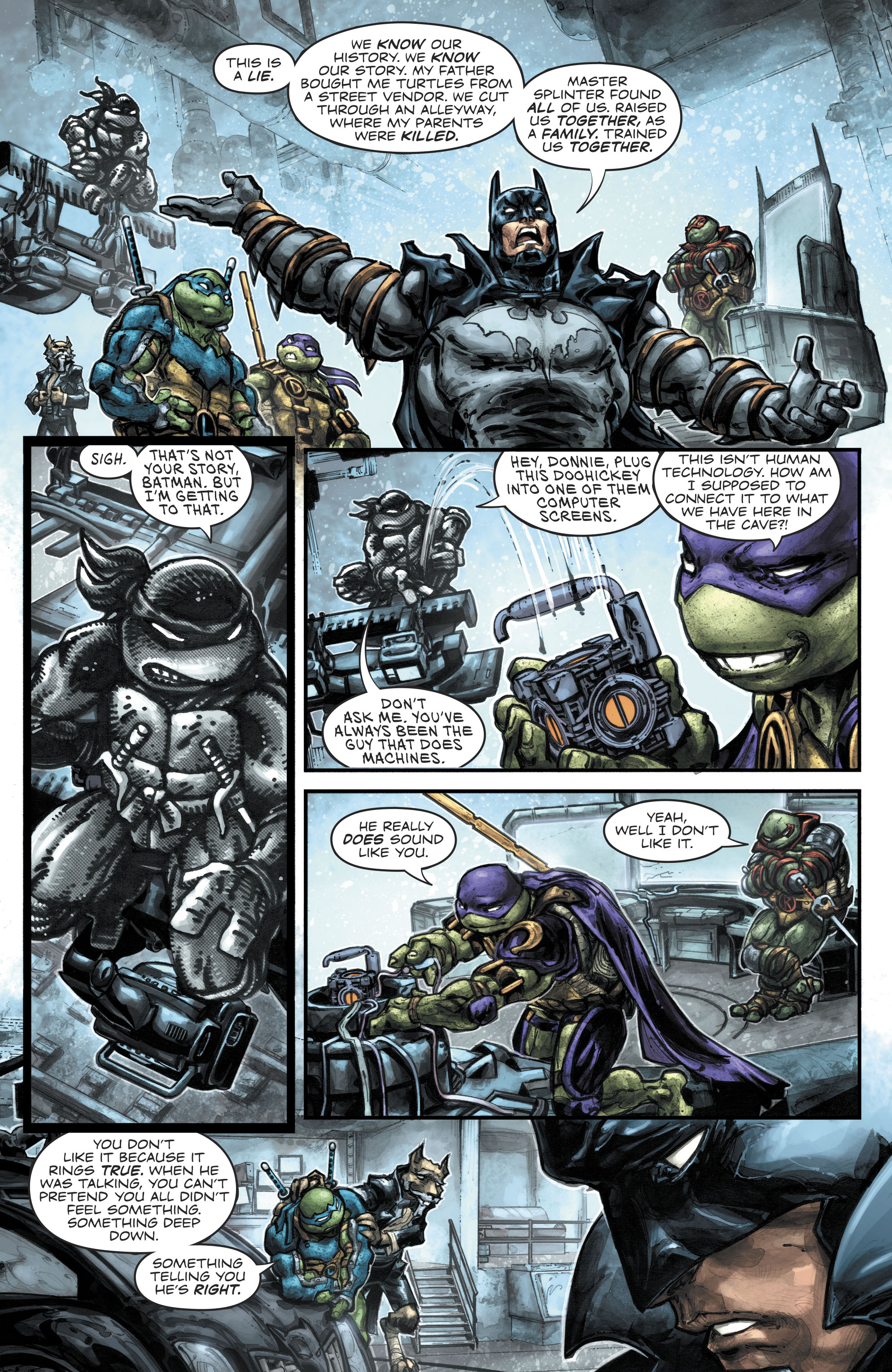 Read online Batman/Teenage Mutant Ninja Turtles III comic -  Issue #2 - 9