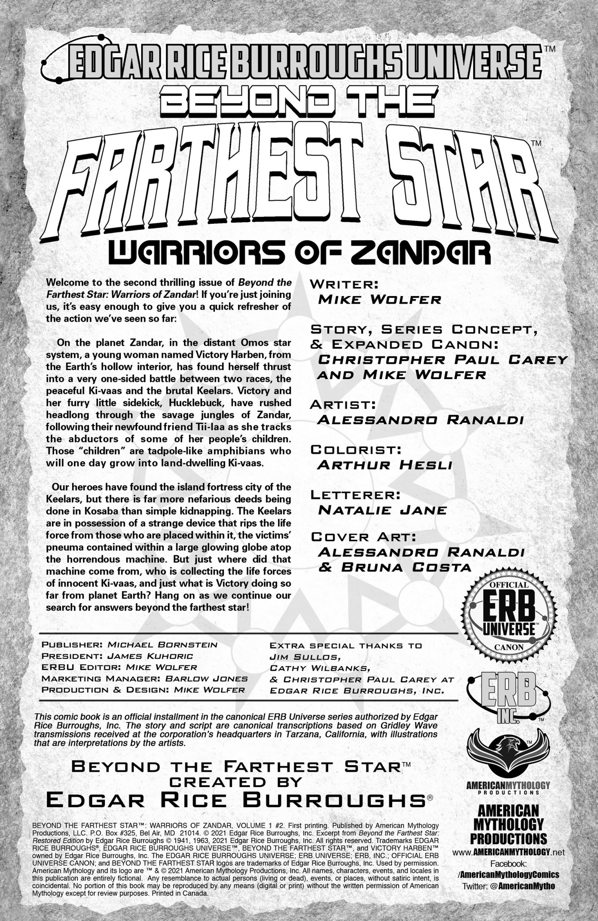 Read online Beyond the Farthest Star: Warriors of Zandar comic -  Issue #2 - 2