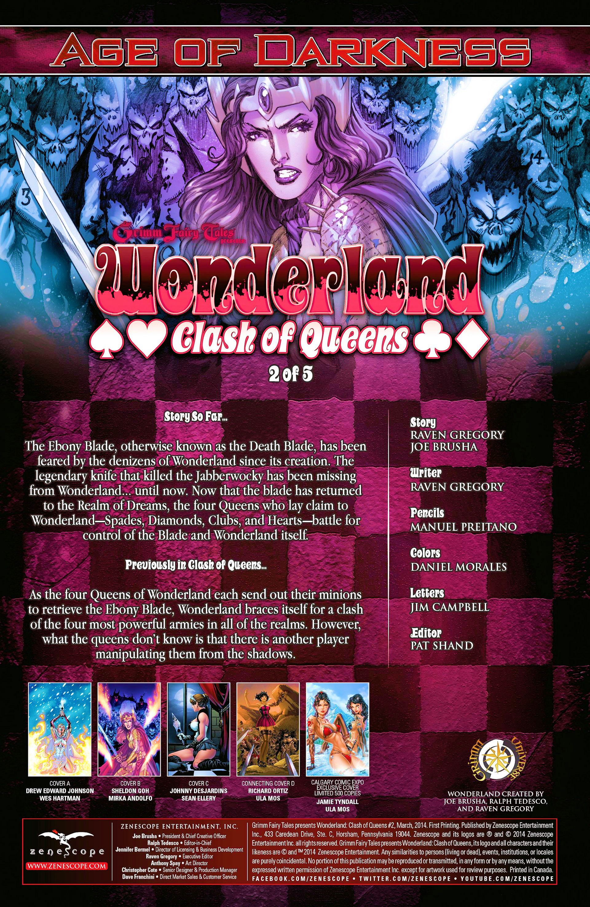 Read online Grimm Fairy Tales presents Wonderland: Clash of Queens comic -  Issue #2 - 4