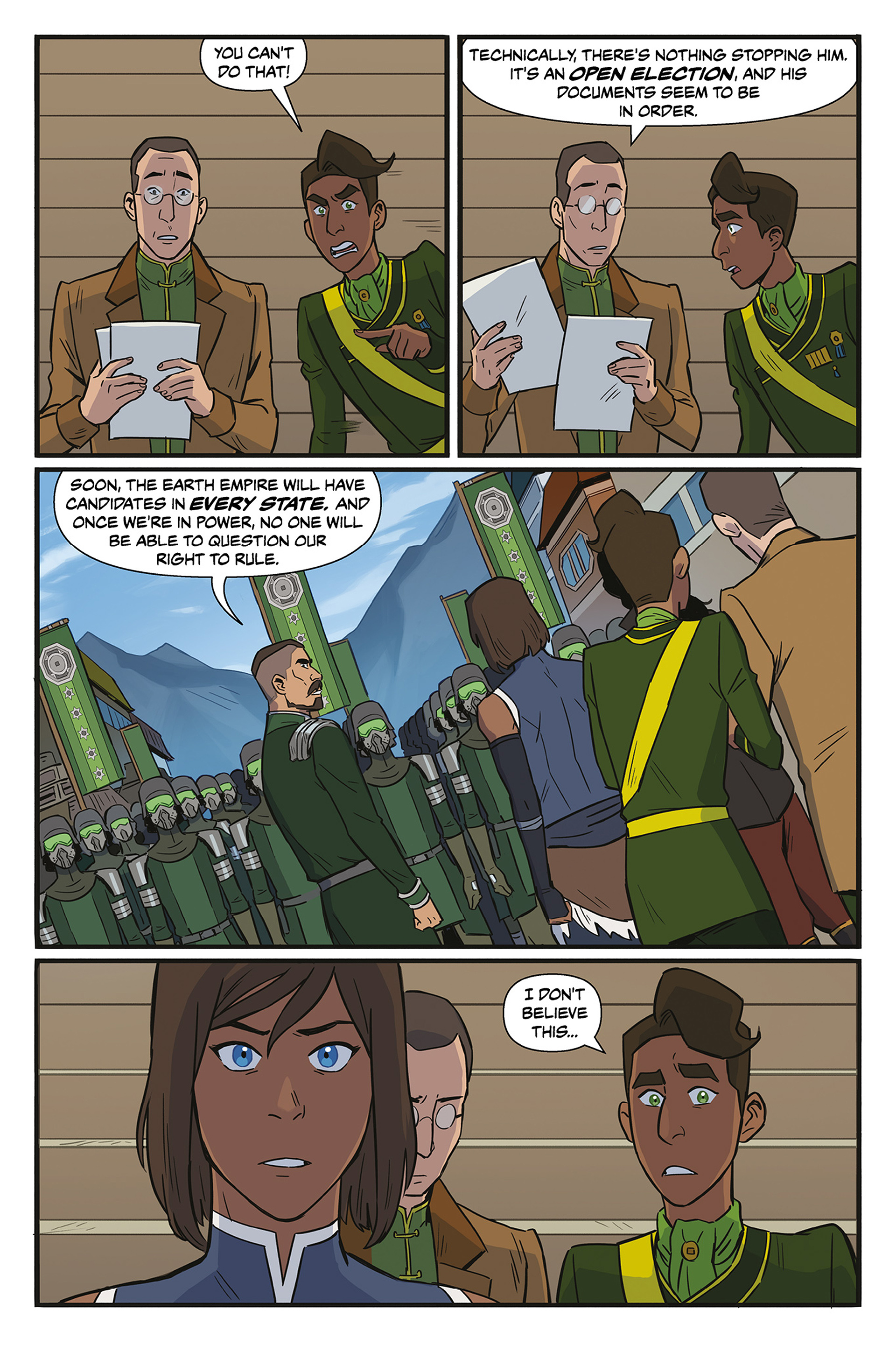 Read online The Legend of Korra: Ruins of the Empire Omnibus comic -  Issue # TPB (Part 1) - 71