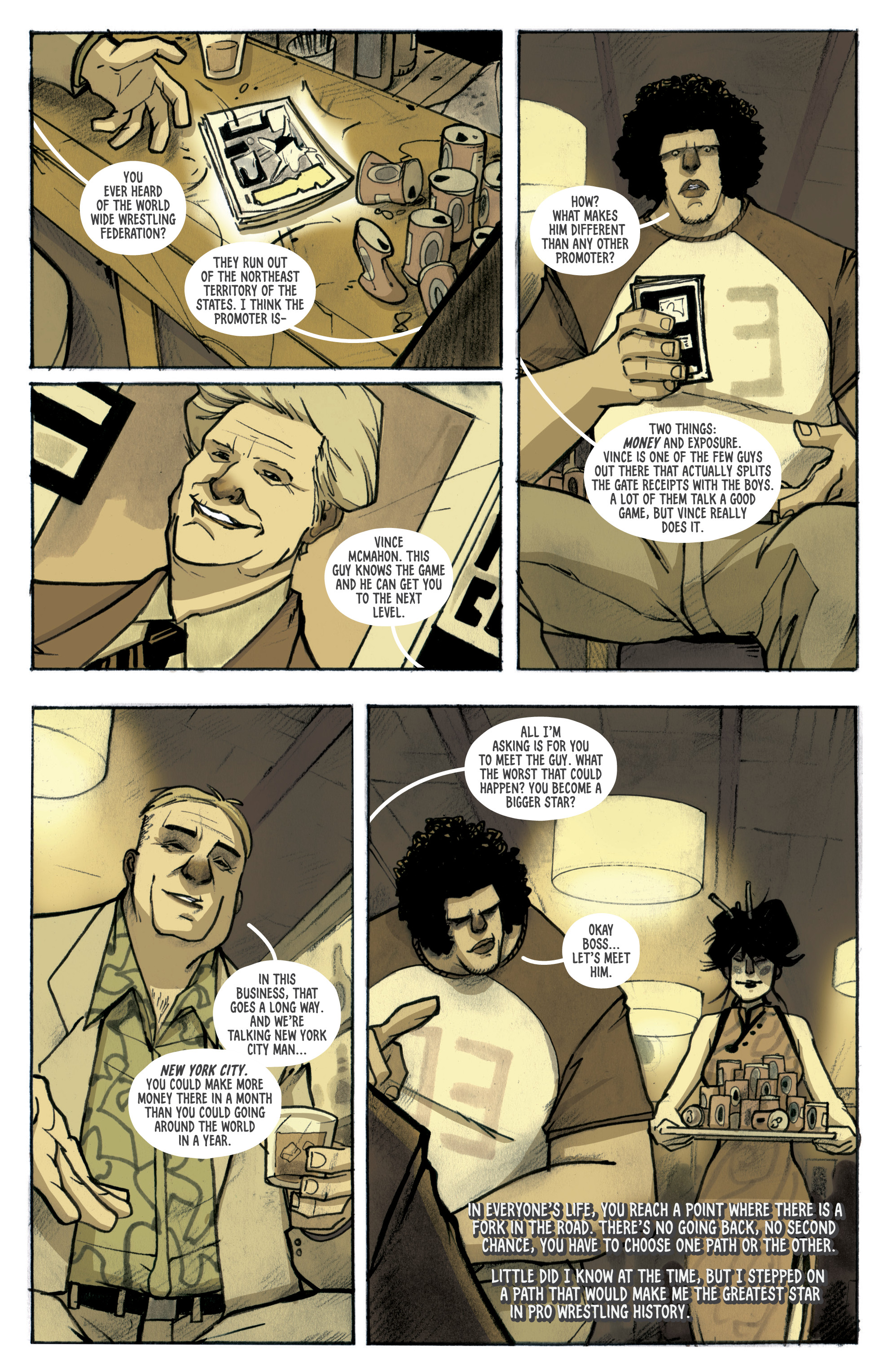 Read online Andre the Giant: Closer To Heaven comic -  Issue # TPB - 35