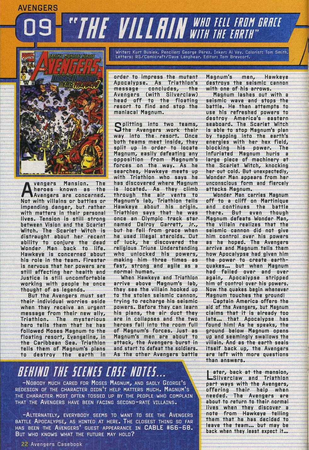 Read online Avengers: Casebook 1999 comic -  Issue # Full - 17