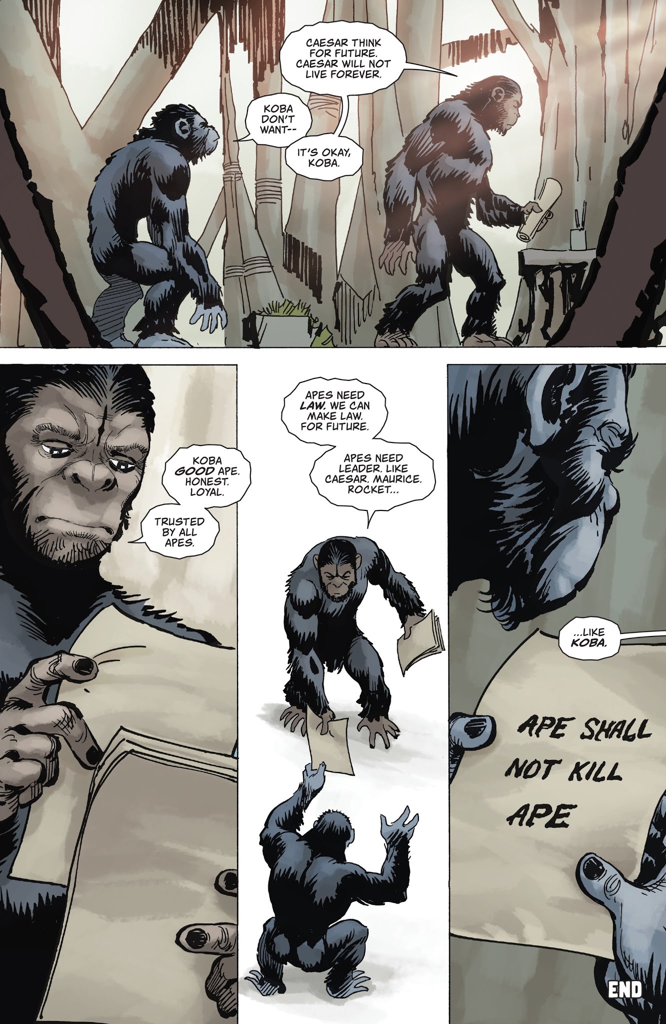 Read online Planet of the Apes: The Simian Age comic -  Issue # Full - 42