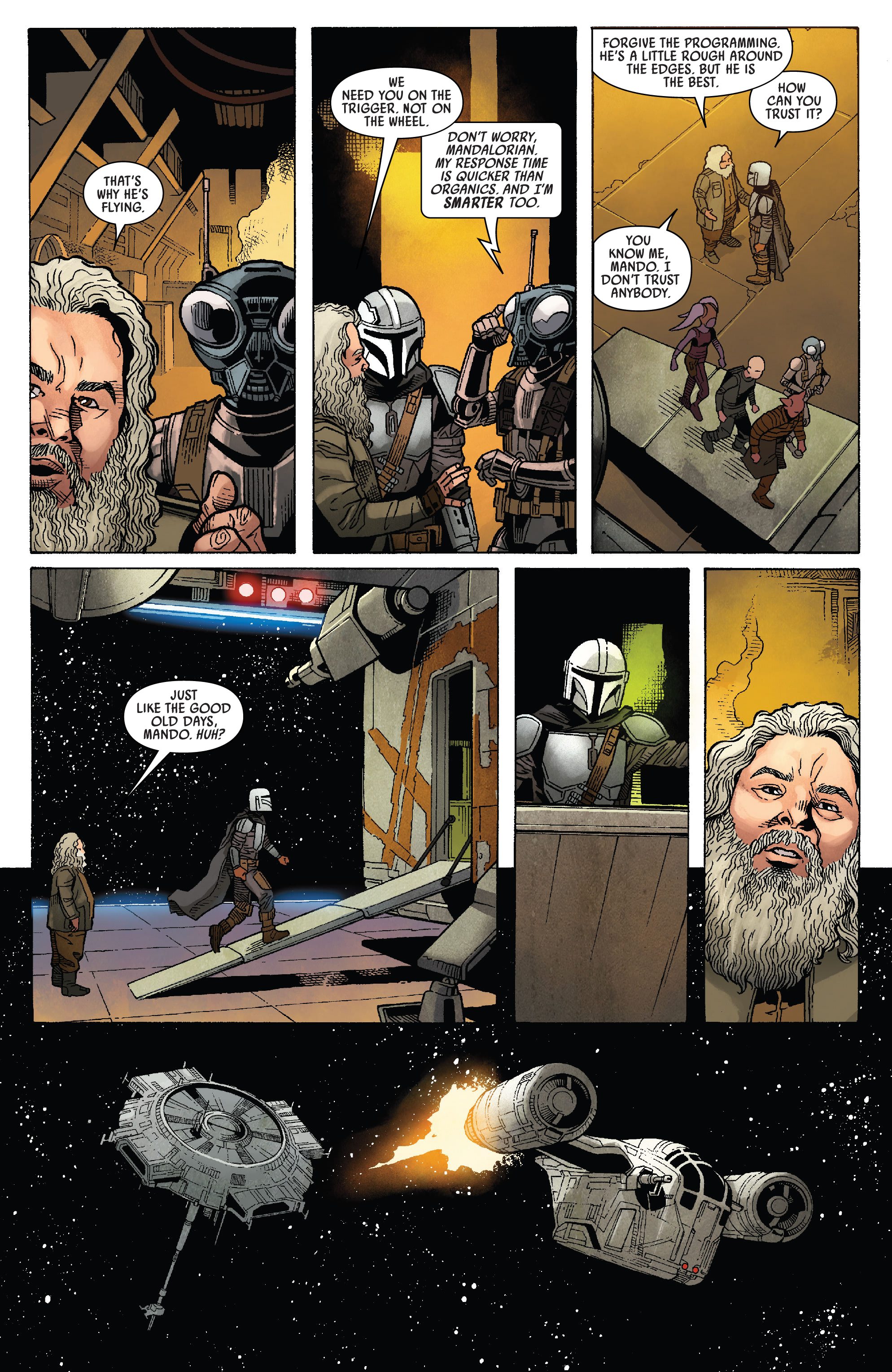 Read online Star Wars: The Mandalorian comic -  Issue #6 - 10