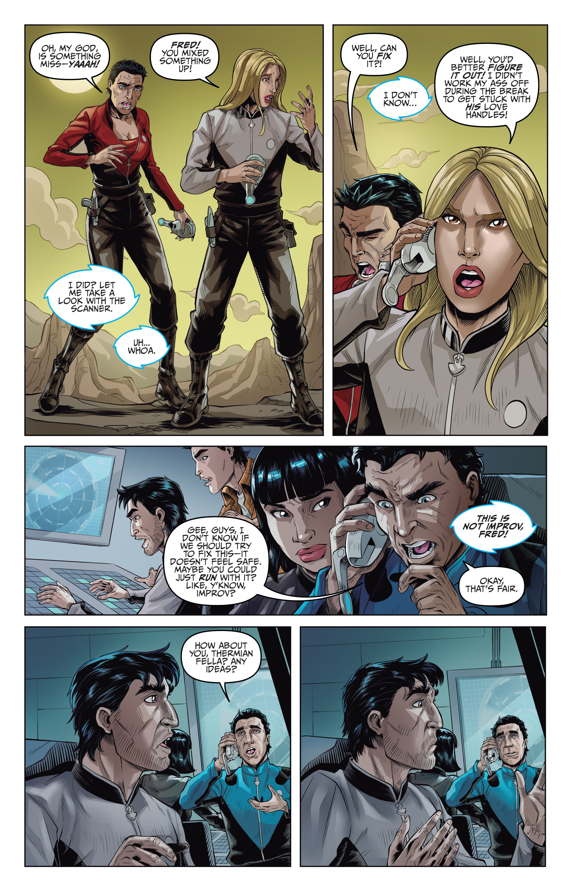 Read online Galaxy Quest: The Journey Continues comic -  Issue #3 - 8
