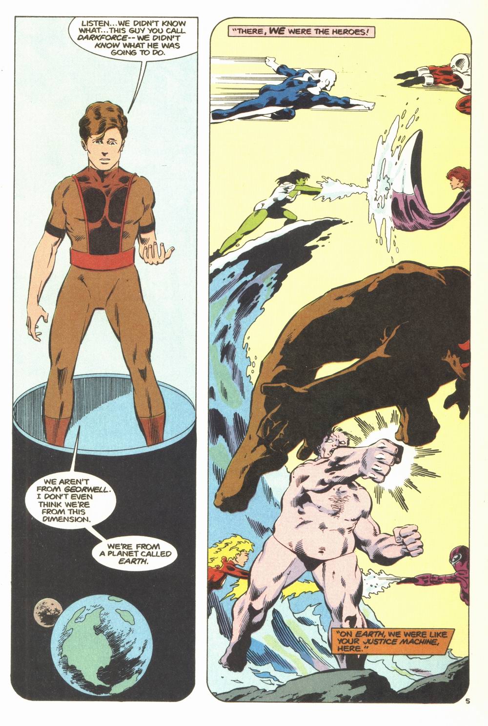 Read online Justice Machine featuring The Elementals comic -  Issue #3 - 6