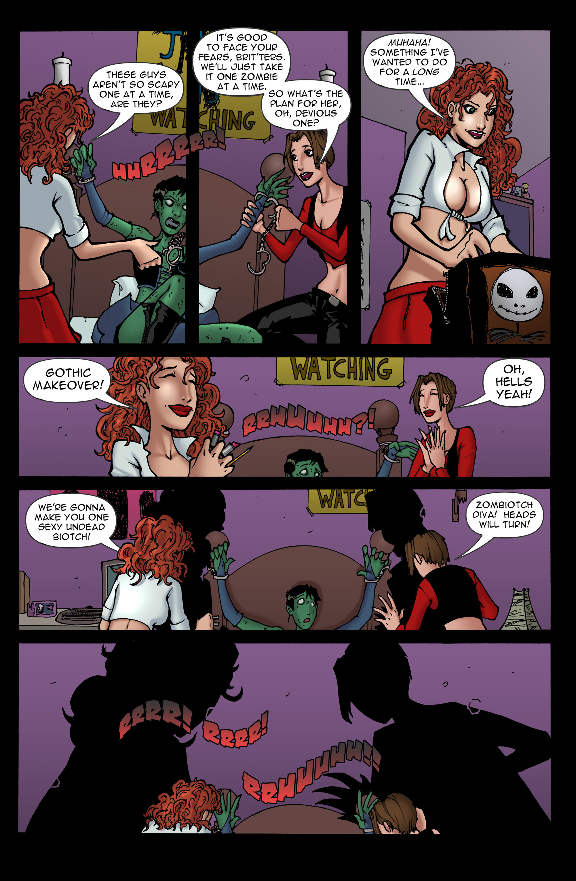 Read online Chaos Campus: Sorority Girls Vs. Zombies comic -  Issue #4 - 10