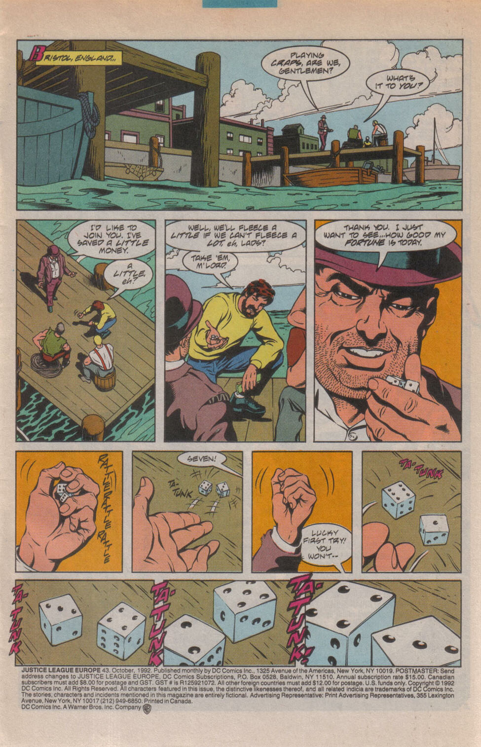 Justice League Europe 43 Page 1