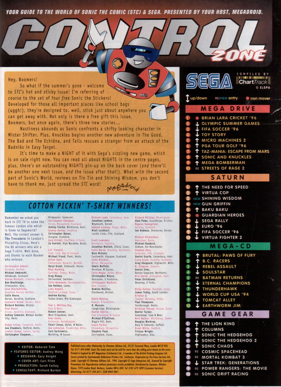 Read online Sonic the Comic comic -  Issue #87 - 2