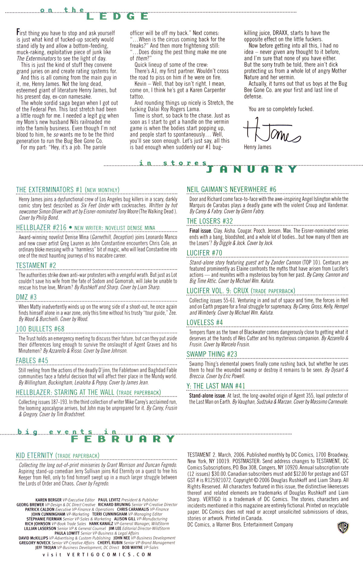 Read online Testament comic -  Issue #2 - 24