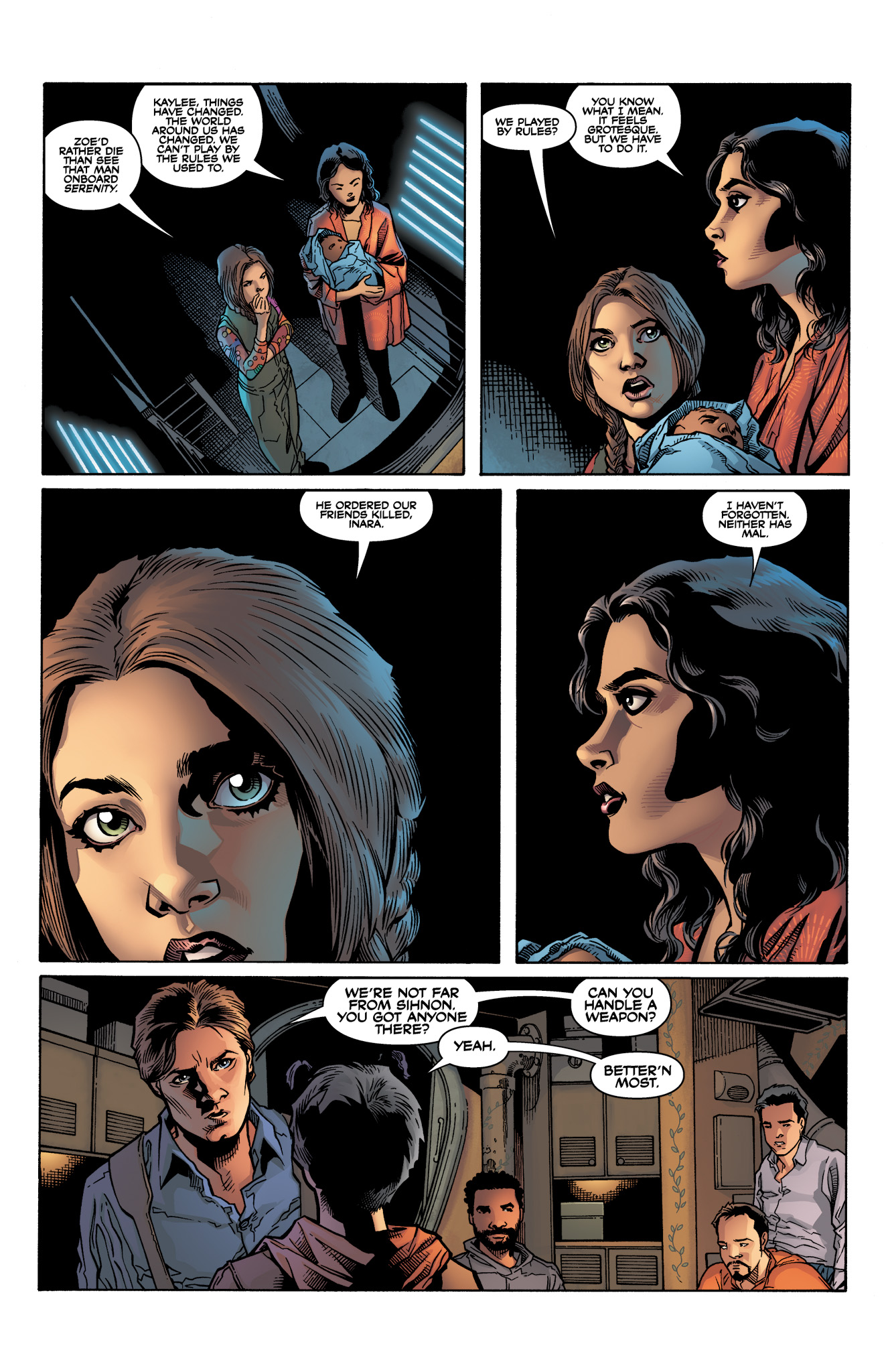 Read online Serenity: Firefly Class 03-K64  Leaves on the Wind comic -  Issue #4 - 9