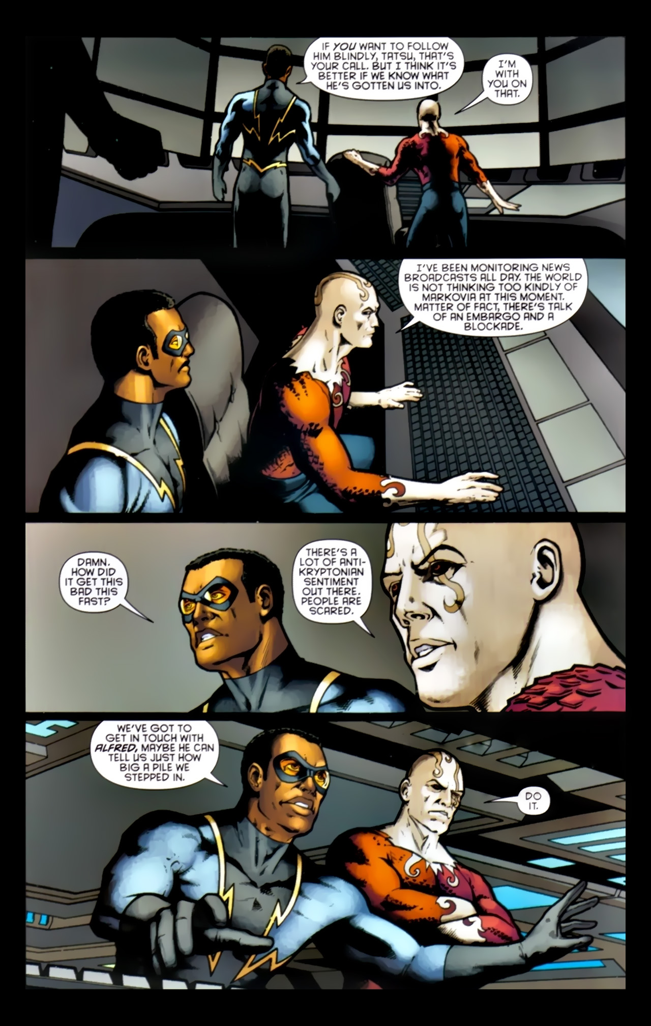 Read online The Outsiders (2009) comic -  Issue #27 - 6