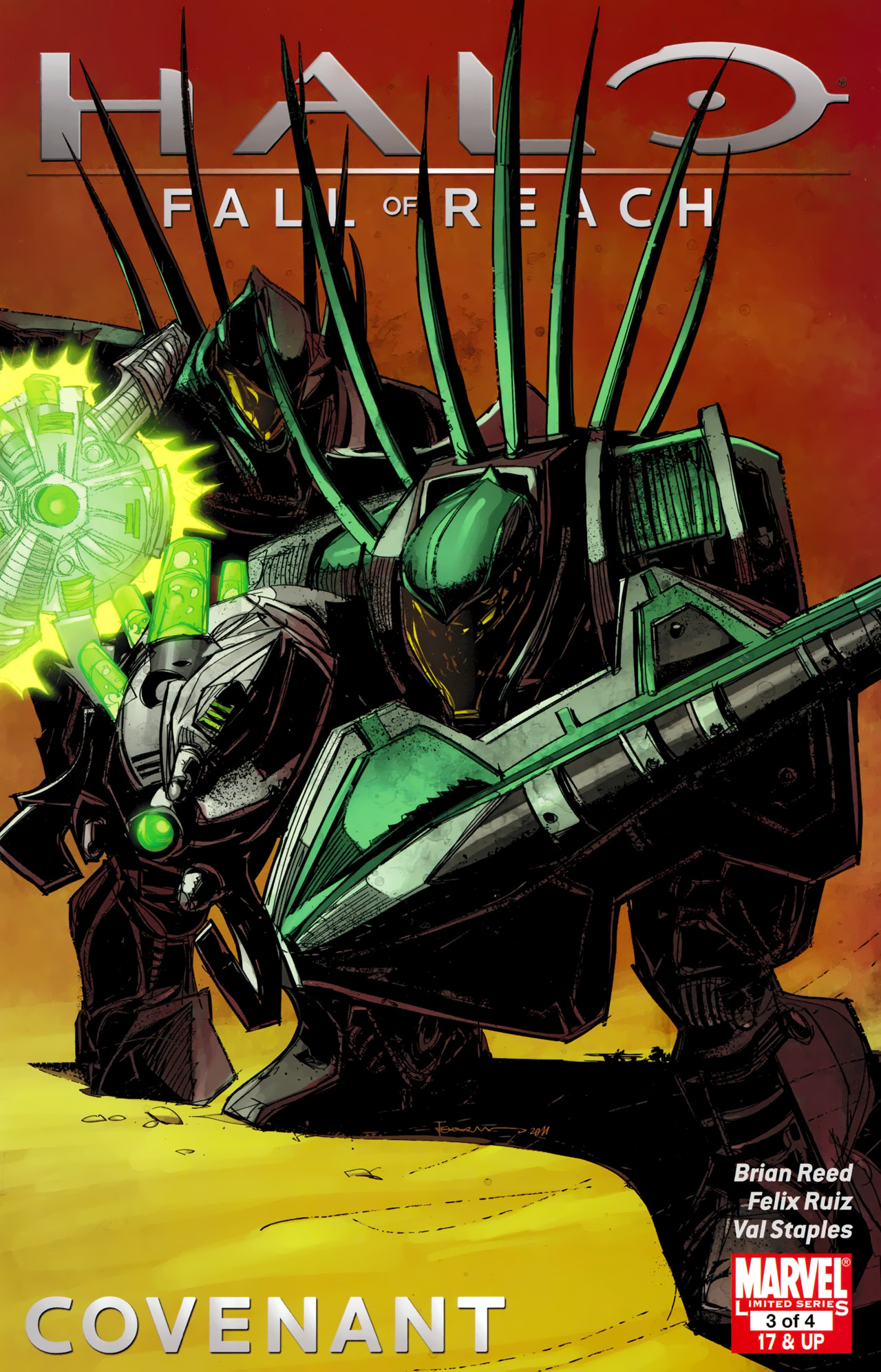 Read online Halo: Fall Of Reach - Covenant comic -  Issue #3 - 1