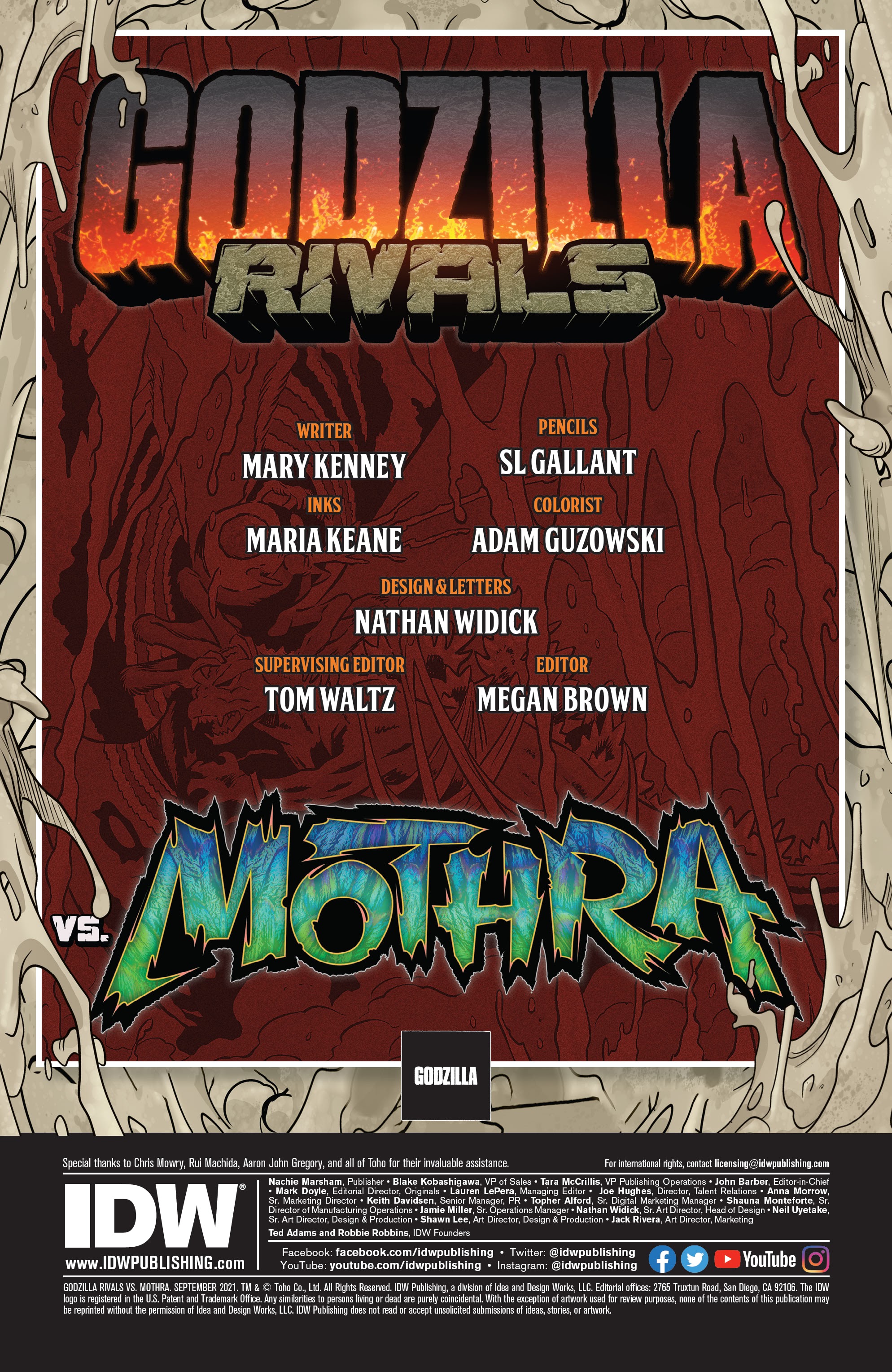 Read online Godzilla Rivals comic -  Issue # Vs. Mothra - 2