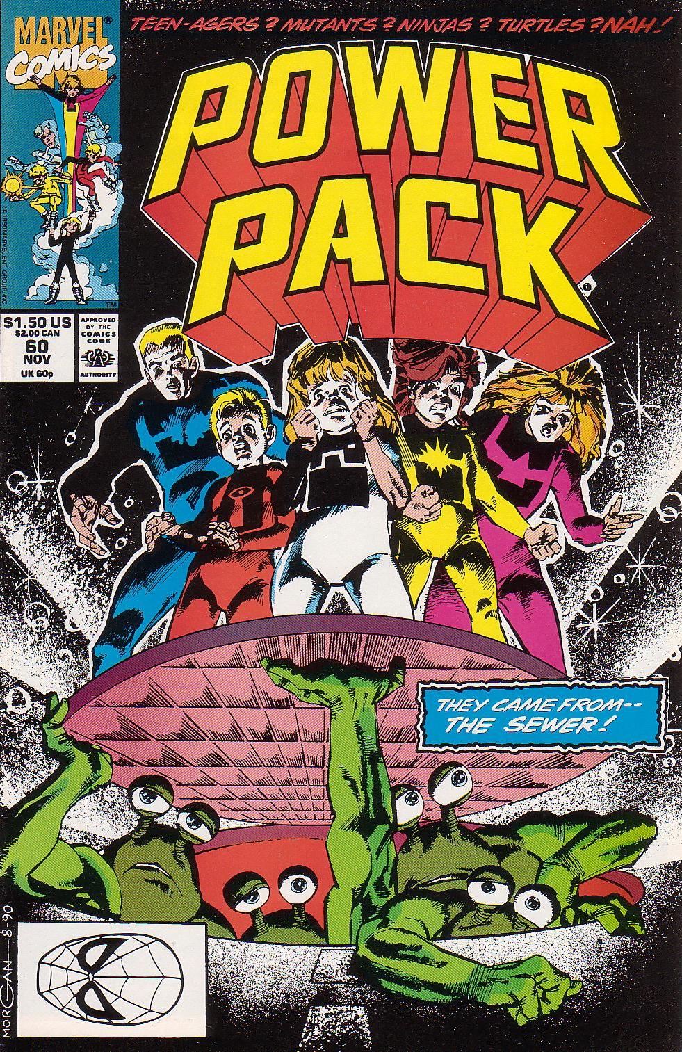 Read online Power Pack (1984) comic -  Issue #60 - 1