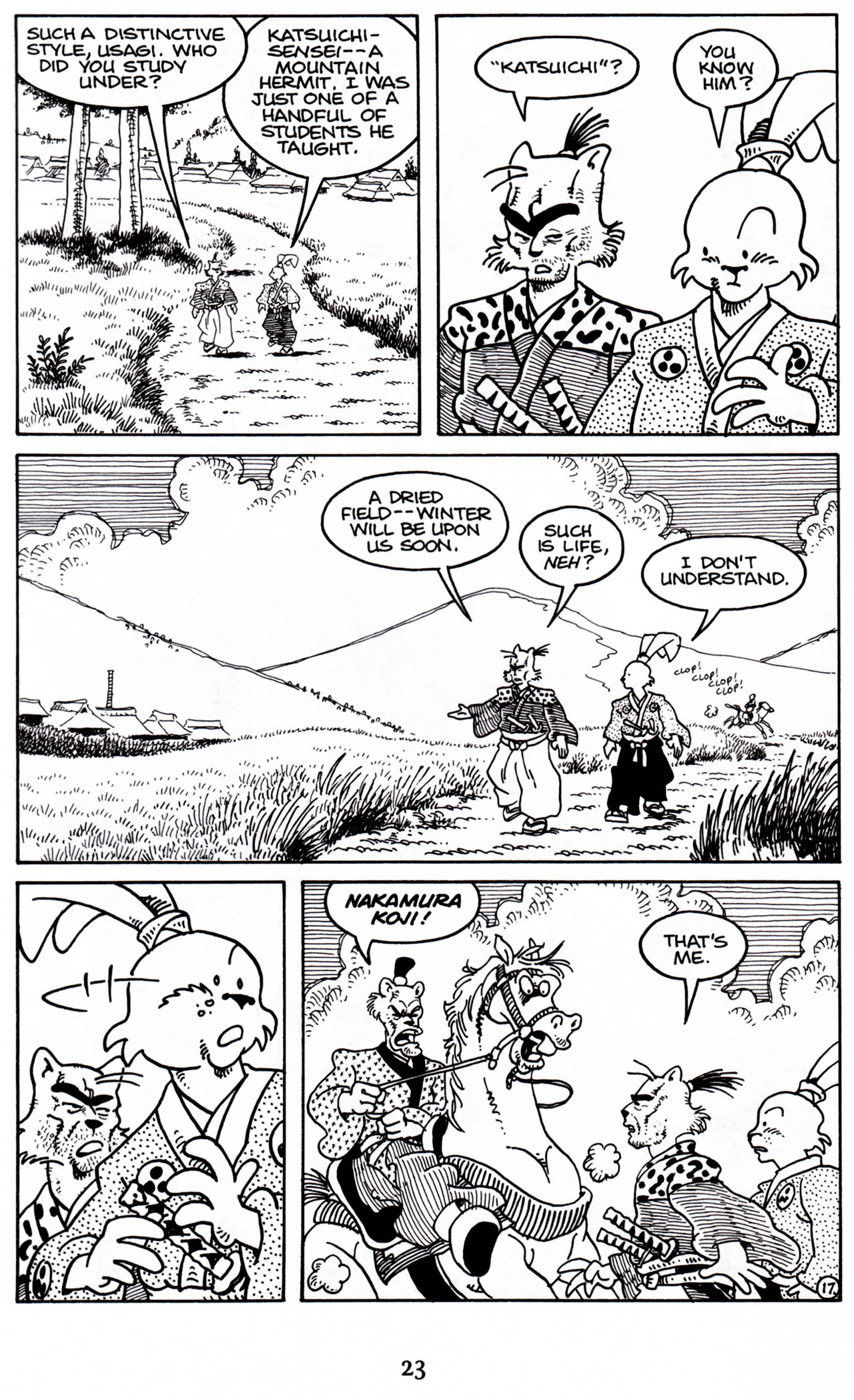 Read online Usagi Yojimbo (1996) comic -  Issue #7 - 17