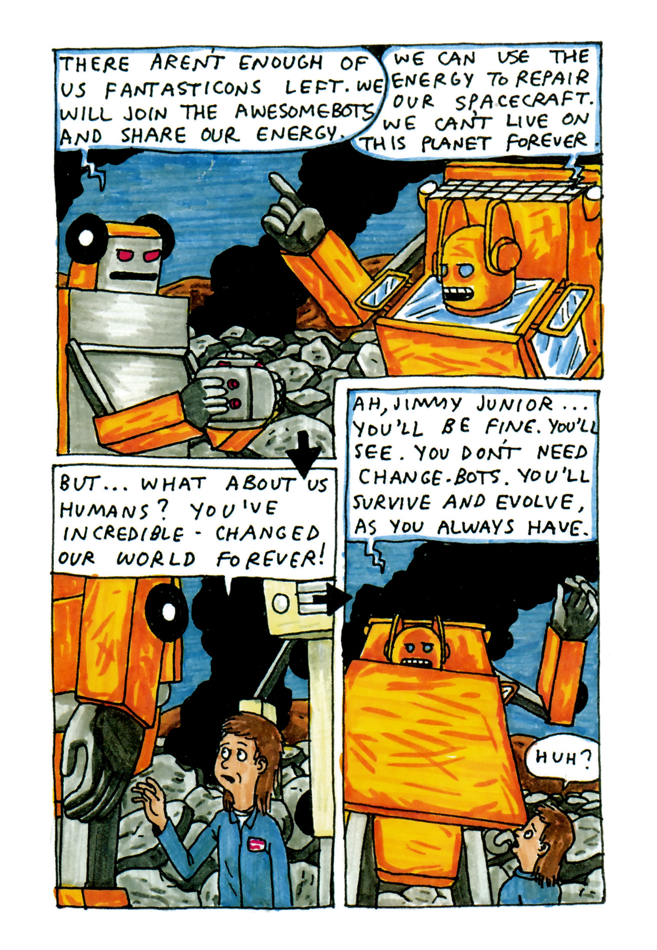 Read online Incredible Change-Bots comic -  Issue # TPB 1 - 134