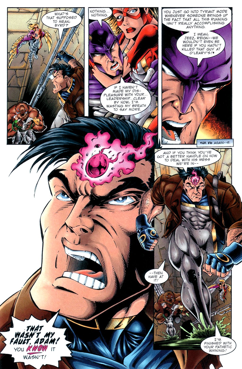 Read online NewMen comic -  Issue #8 - 9
