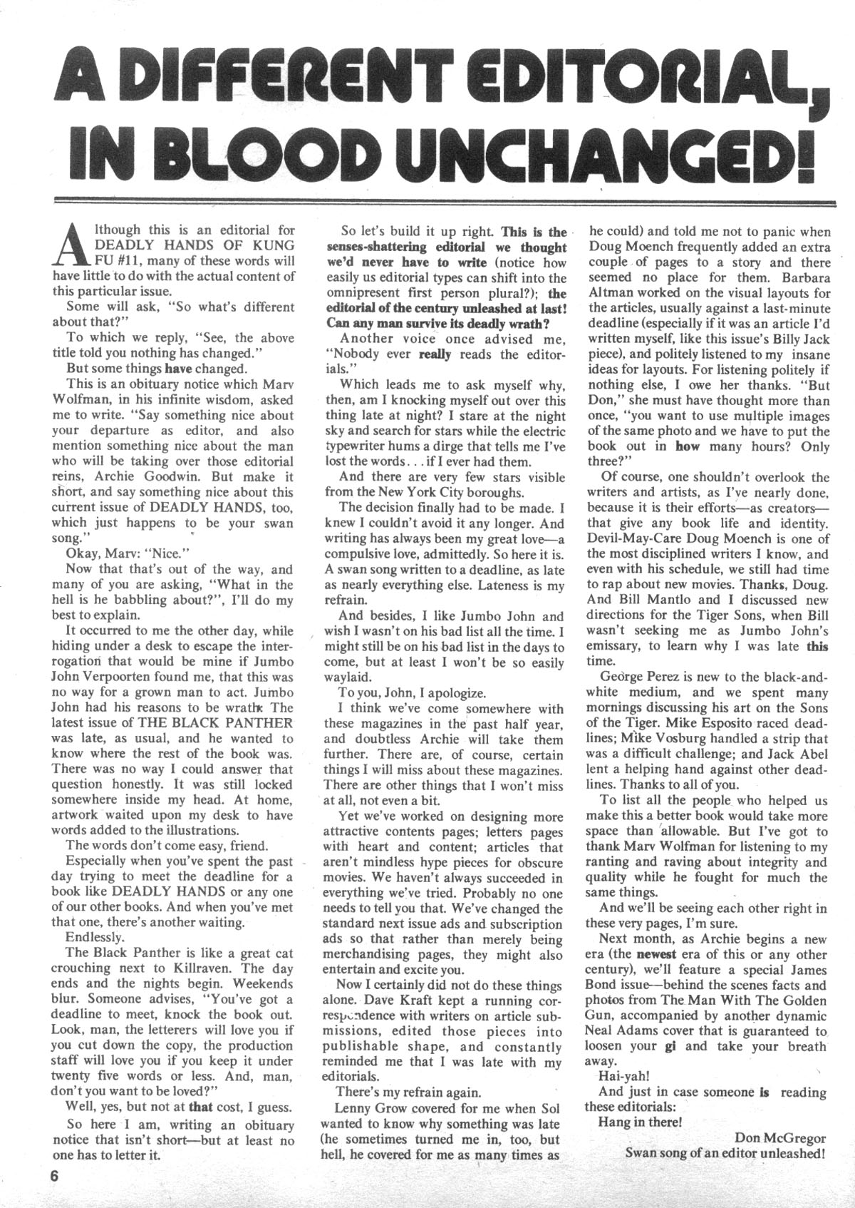 Read online The Deadly Hands of Kung Fu comic -  Issue #11 - 7