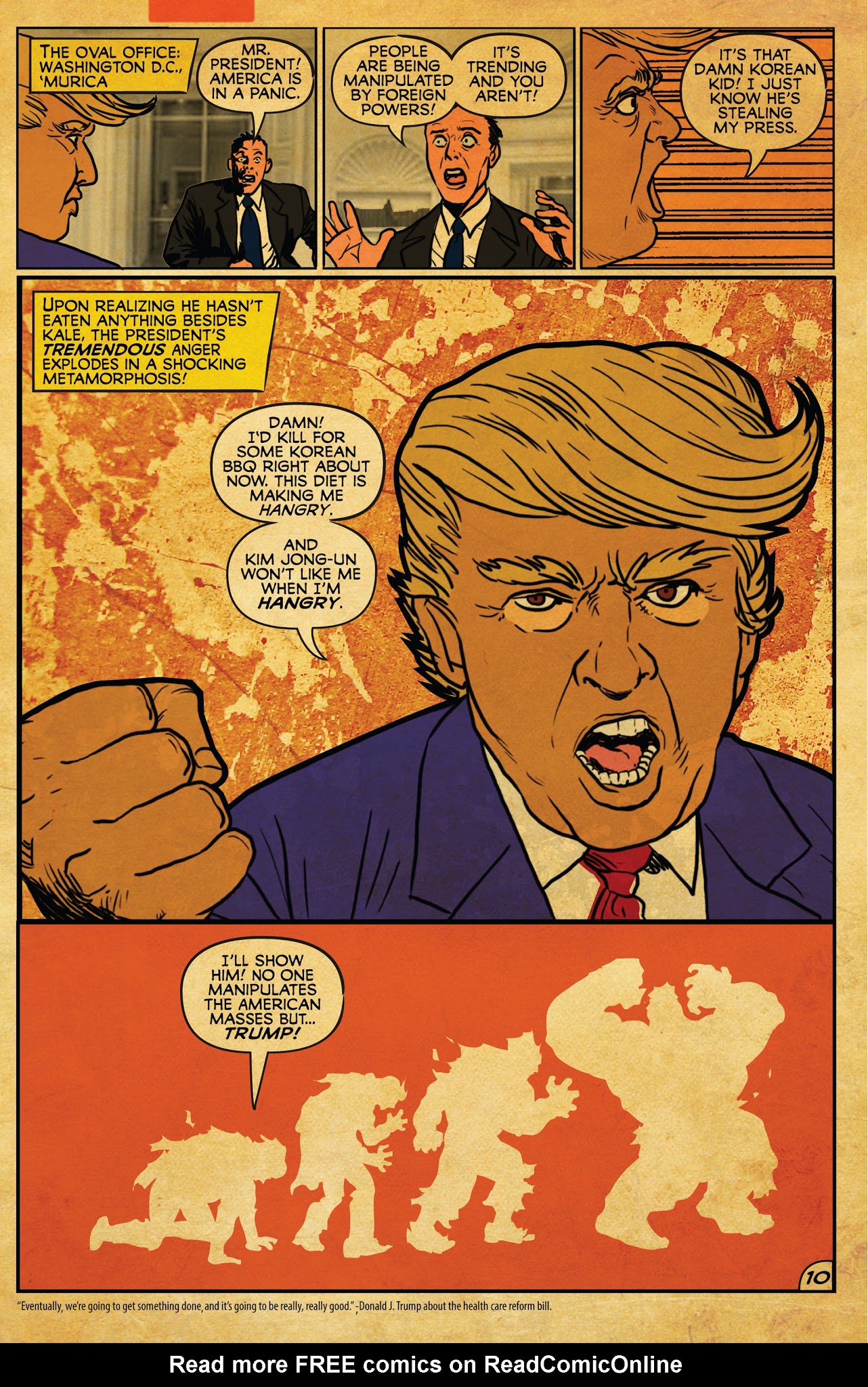 Read online Tremendous Trump comic -  Issue # Full - 12