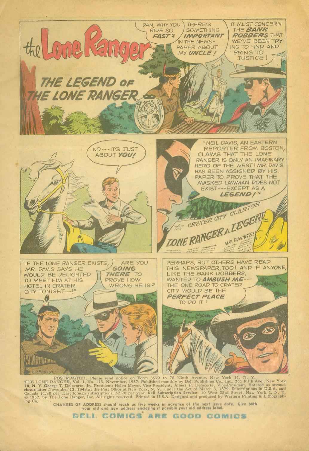 Read online The Lone Ranger (1948) comic -  Issue #113 - 3