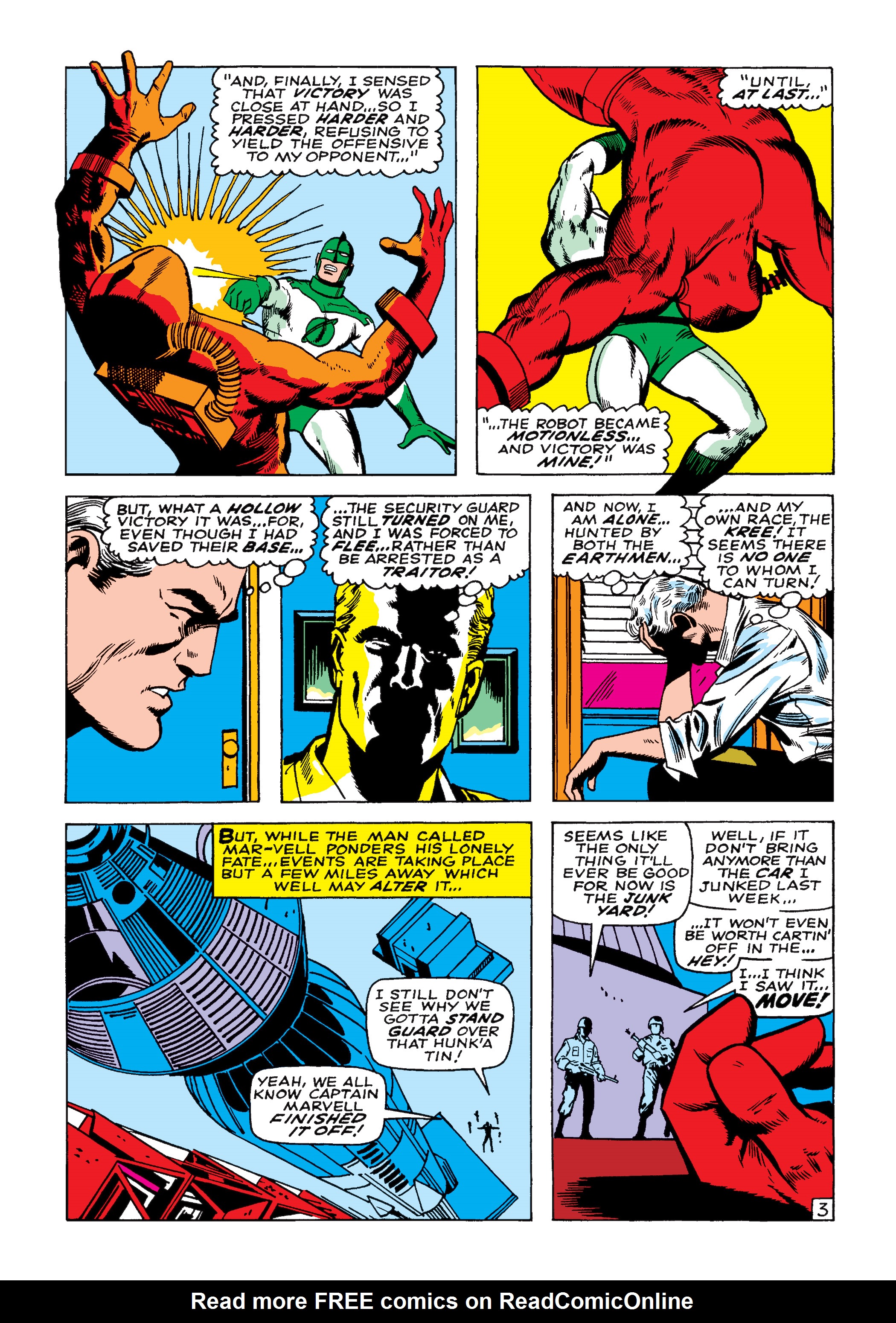 Read online Marvel Masterworks: Captain Marvel comic -  Issue # TPB 2 (Part 1) - 74