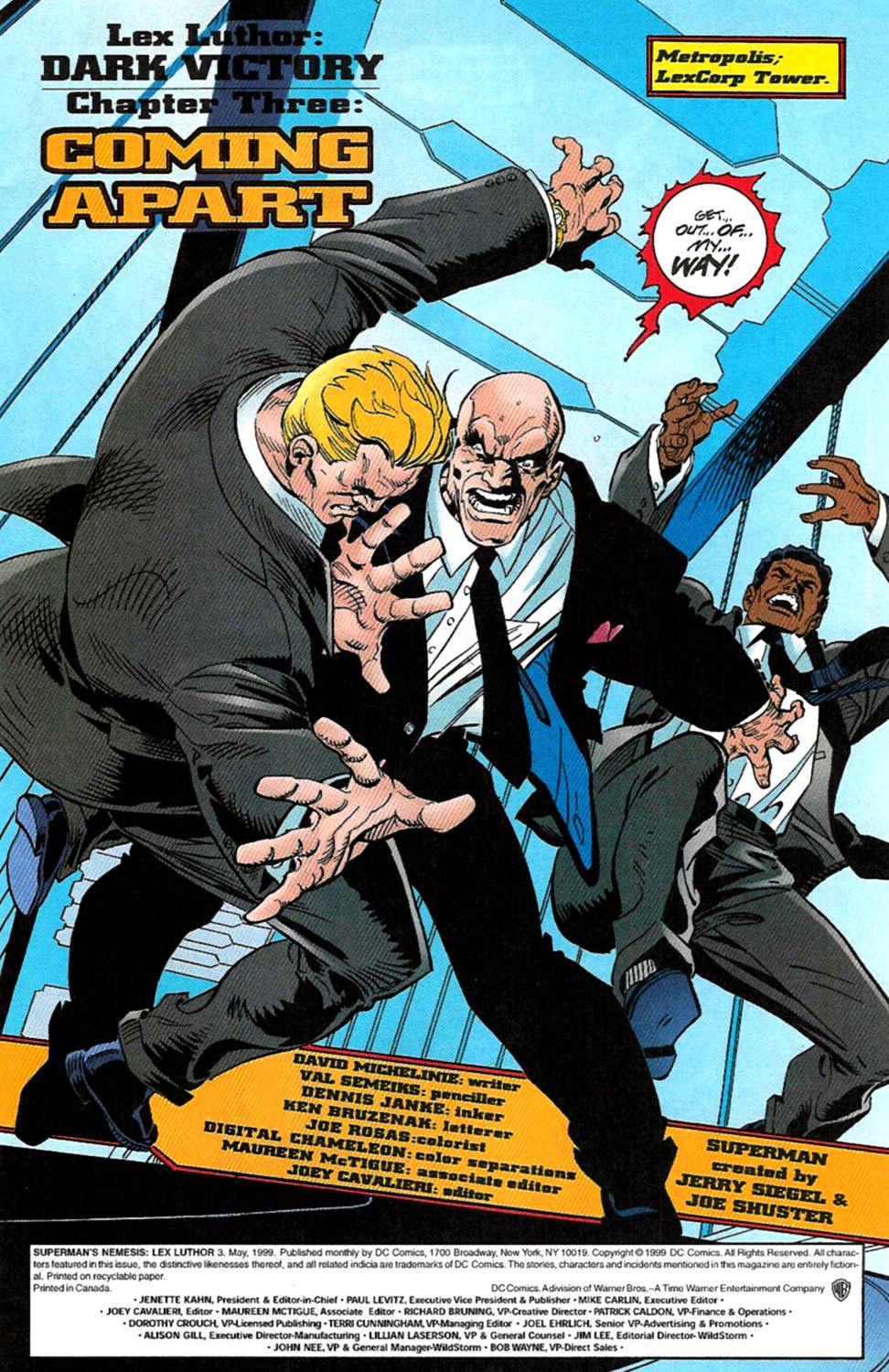 Read online Superman's Nemesis: Lex Luthor comic -  Issue #3 - 2